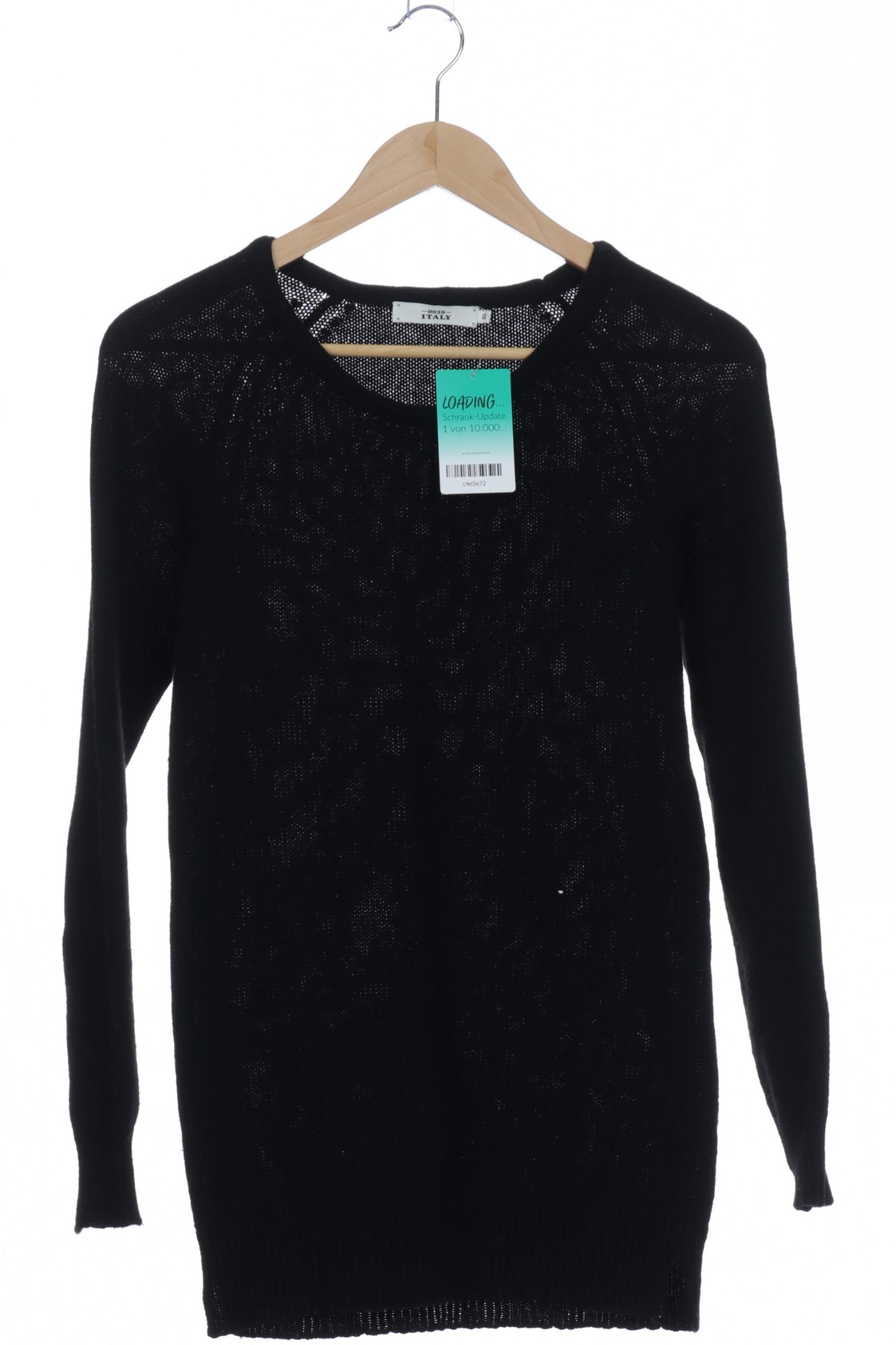 

0039 Italy Damen Pullover, schwarz, Gr.