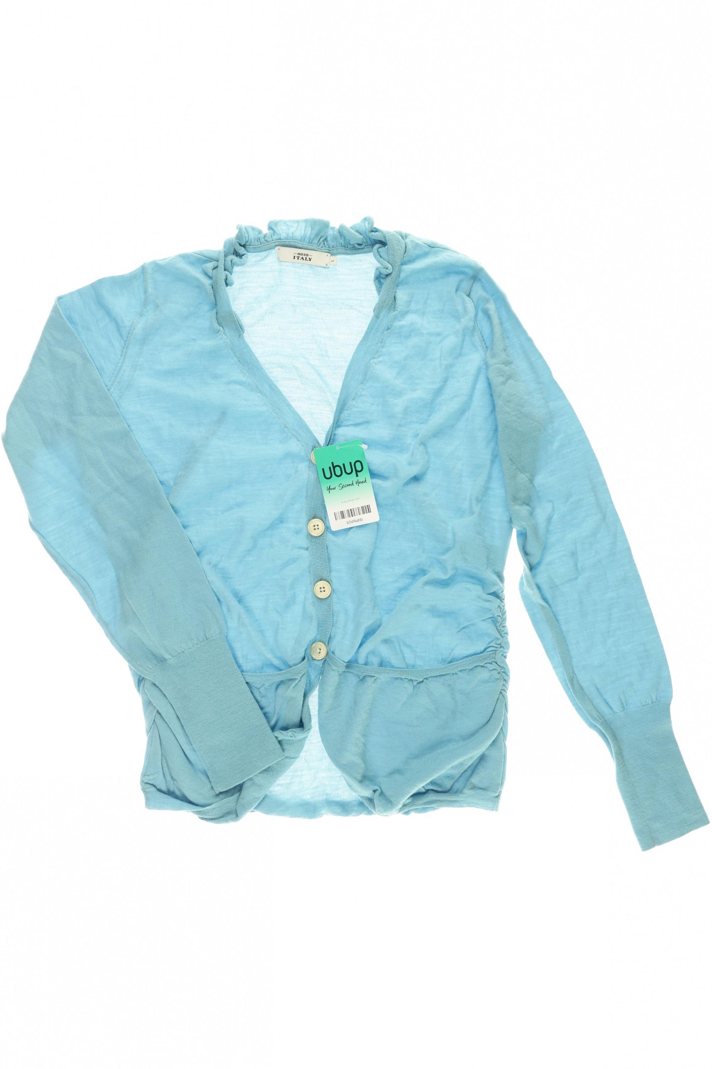 

0039 Italy Damen Strickjacke, blau, Gr.