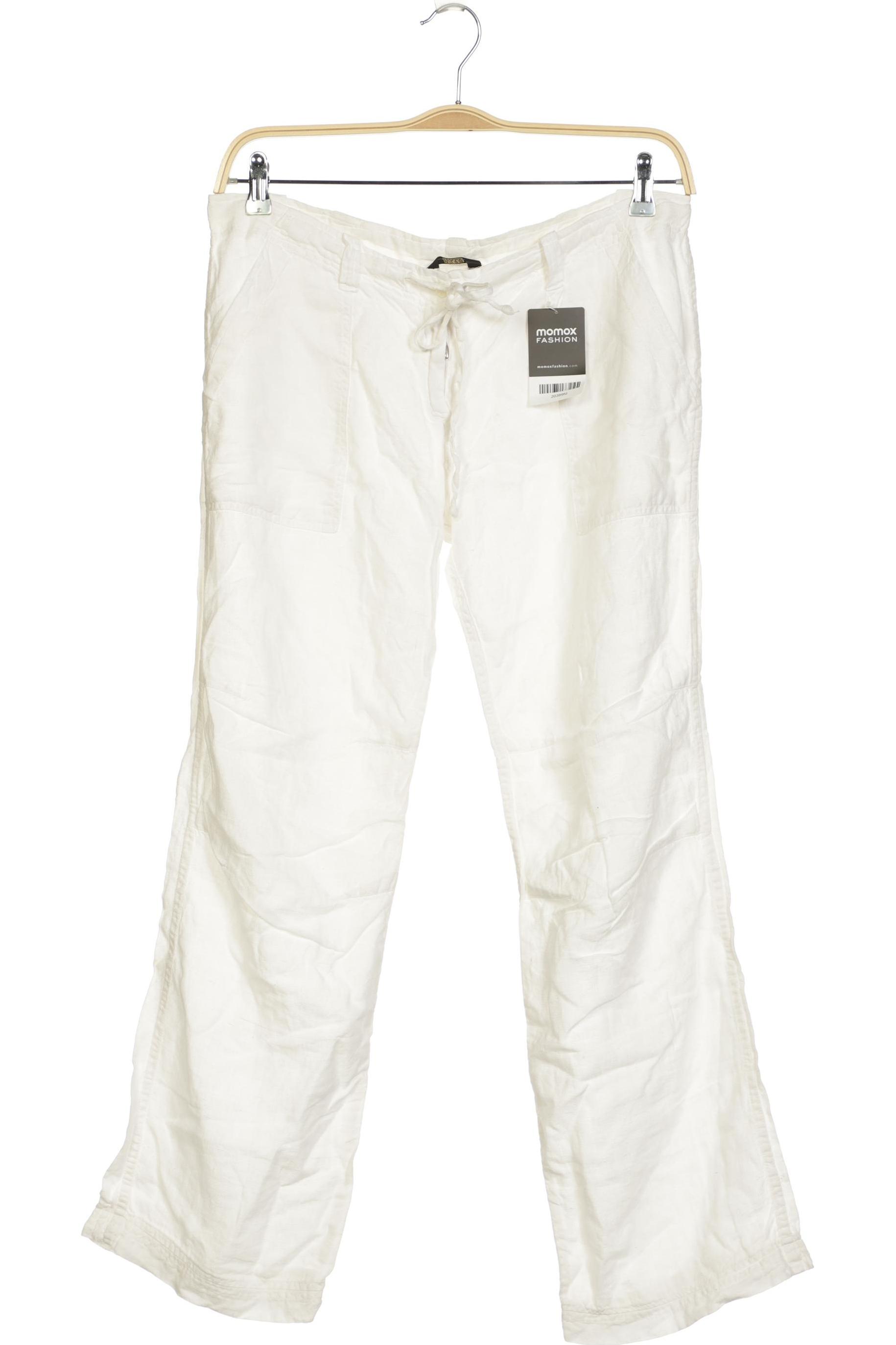 

0039 Italy Damen Stoffhose, weiß, Gr. 36