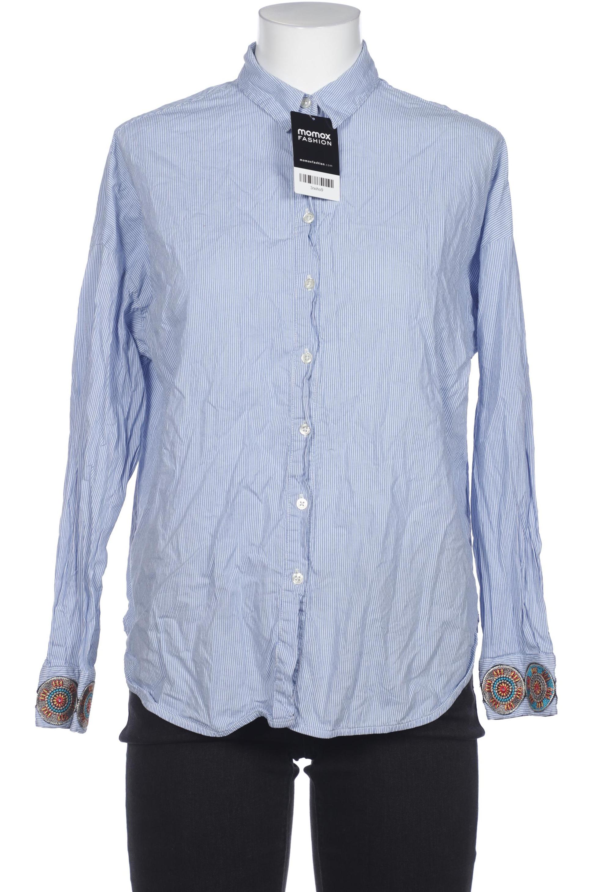 

0039 Italy Damen Bluse, blau