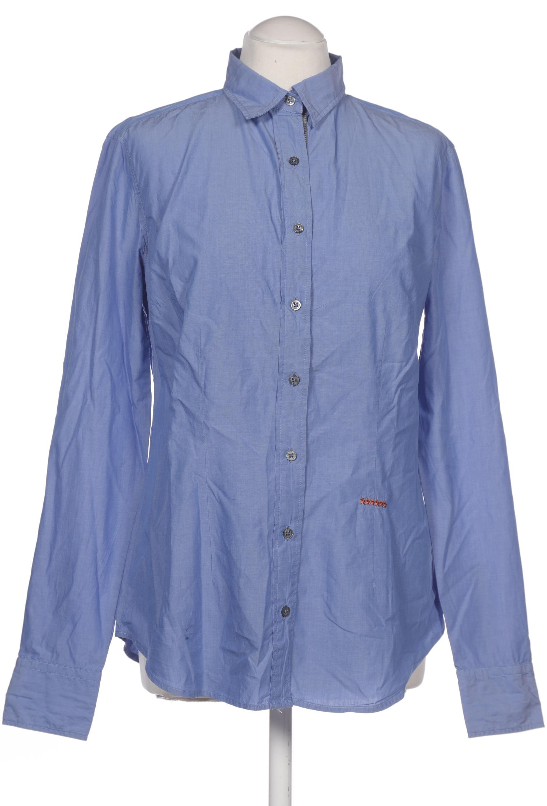 

0039 Italy Damen Bluse, blau, Gr. 38