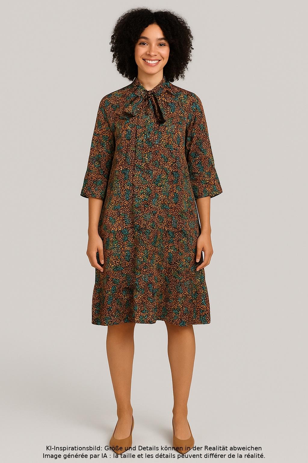 

0039 Italy Damen Kleid, mehrfarbig, Gr. 36