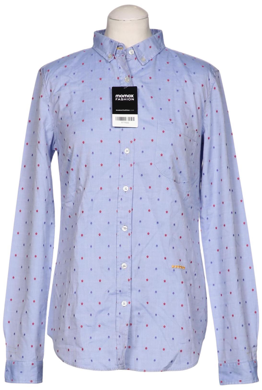 

0039 Italy Damen Bluse, hellblau, Gr. 36