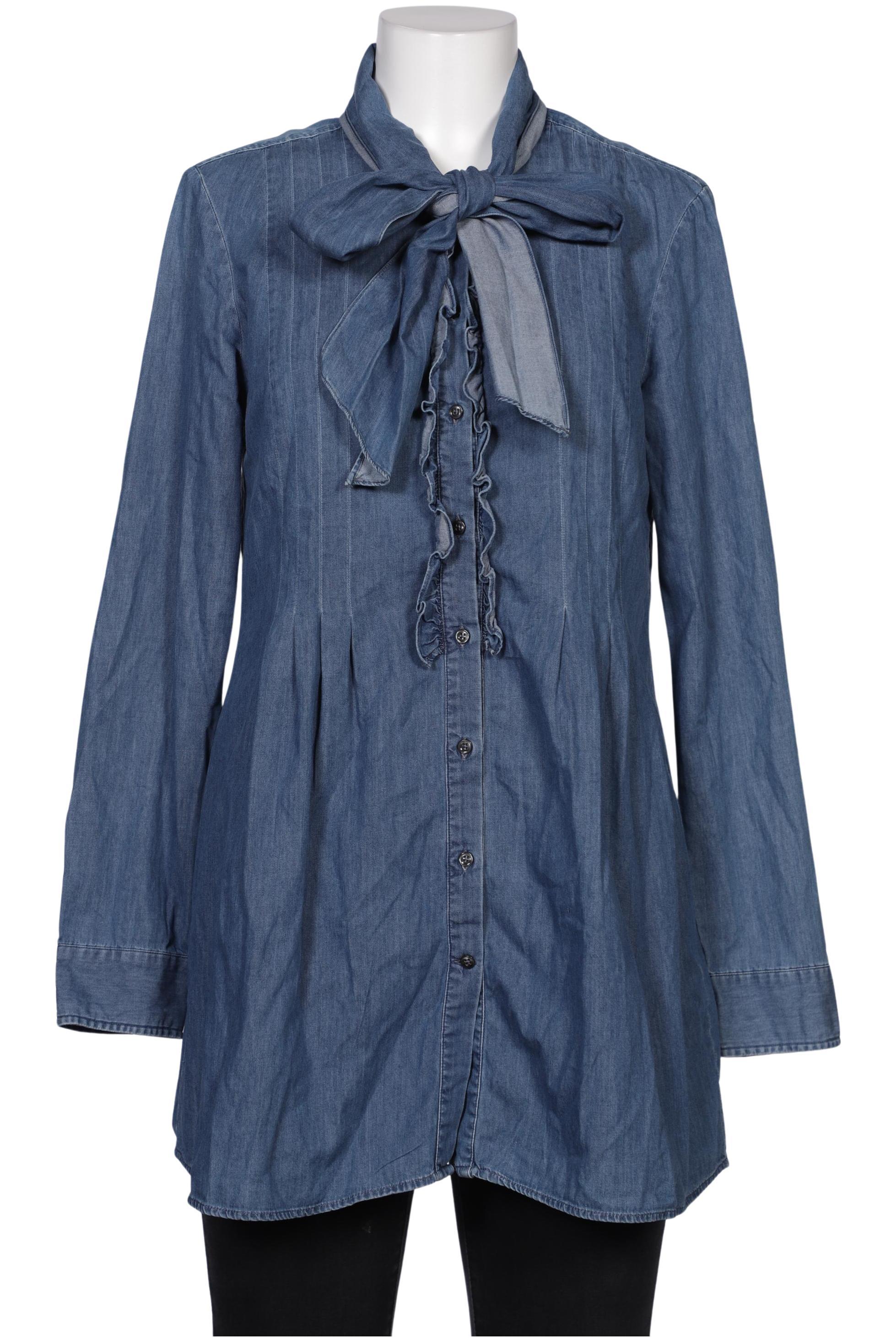 

0039 Italy Damen Bluse, blau, Gr. 38