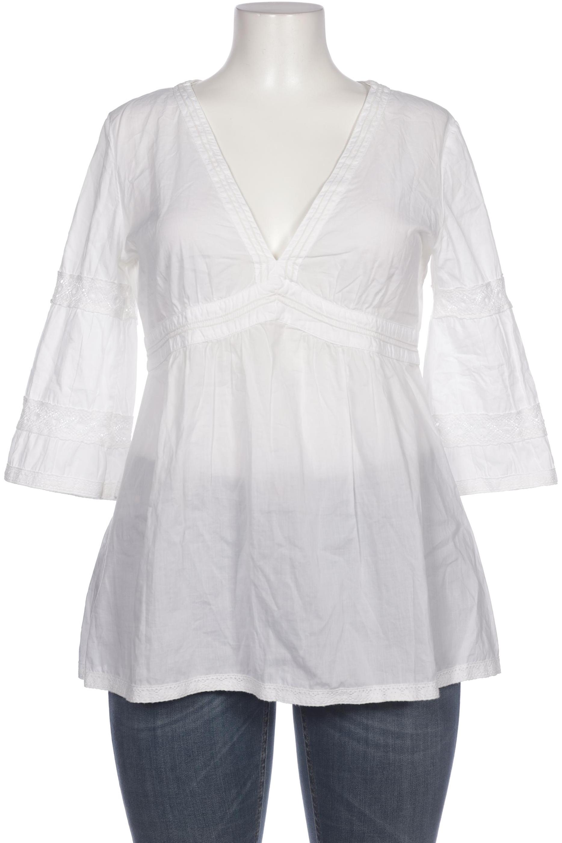 

0039 Italy Damen Bluse, weiß, Gr. 42