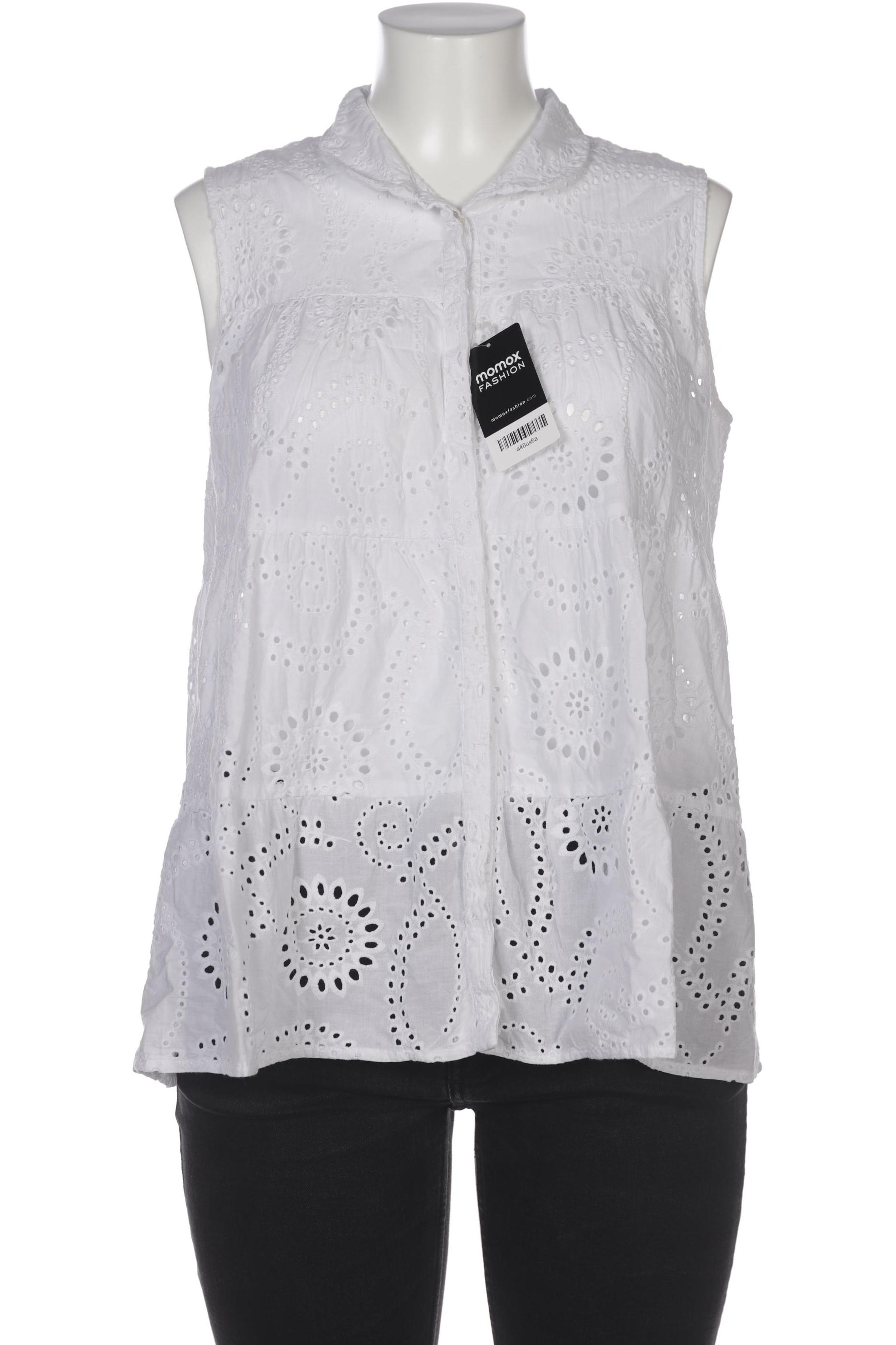 

0039 Italy Damen Bluse, weiß, Gr. 44