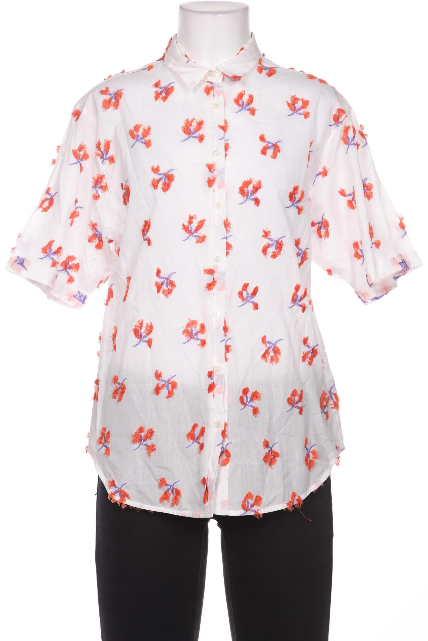 

0039 Italy Damen Bluse, weiß, Gr. 34