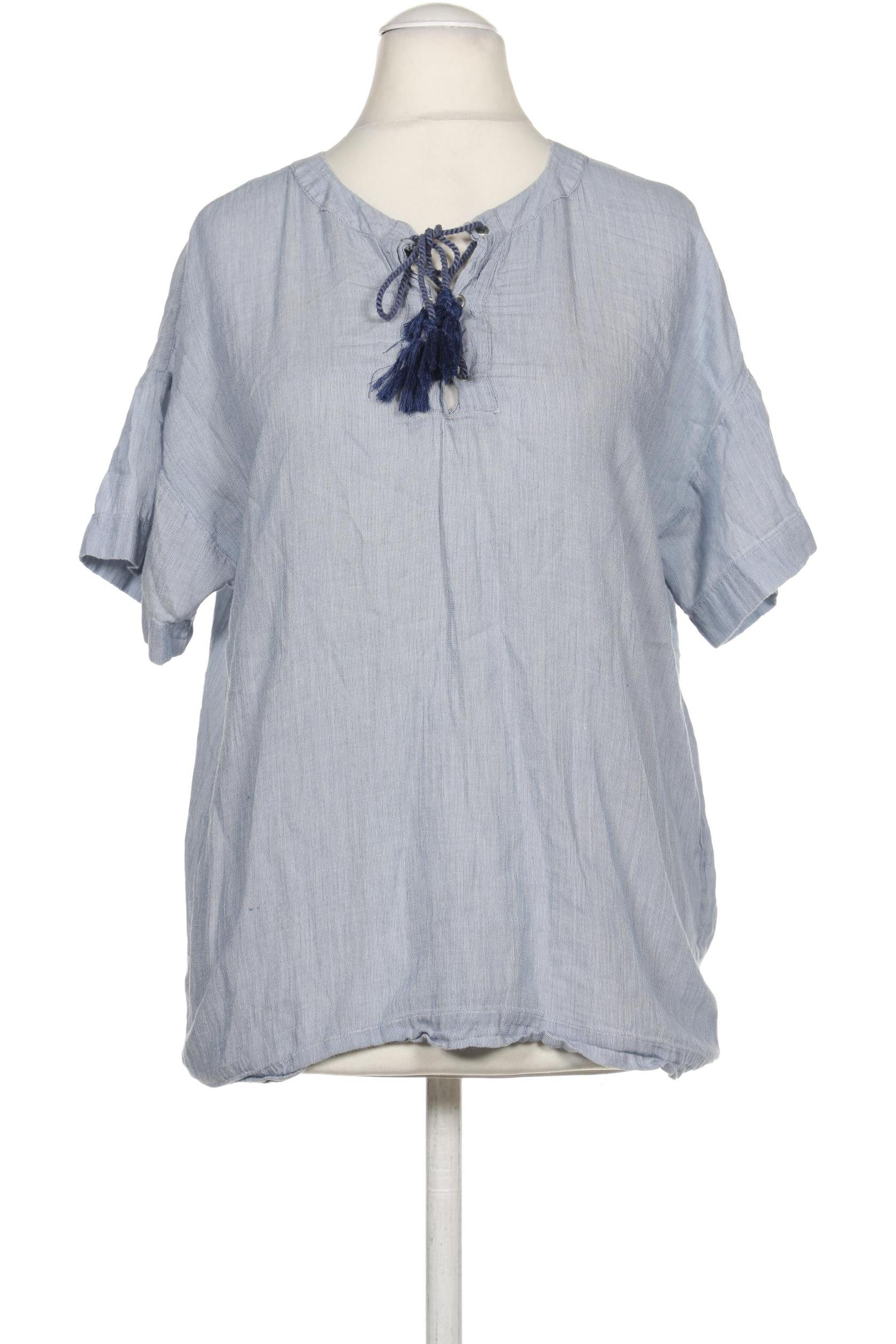 

0039 Italy Damen Bluse, hellblau, Gr. 36