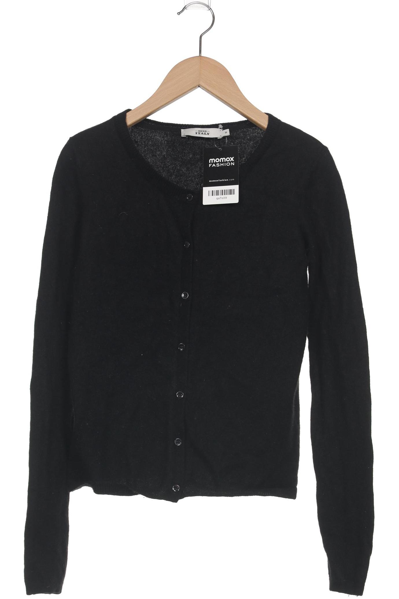

0039 Italy Damen Strickjacke, schwarz, Gr. 38