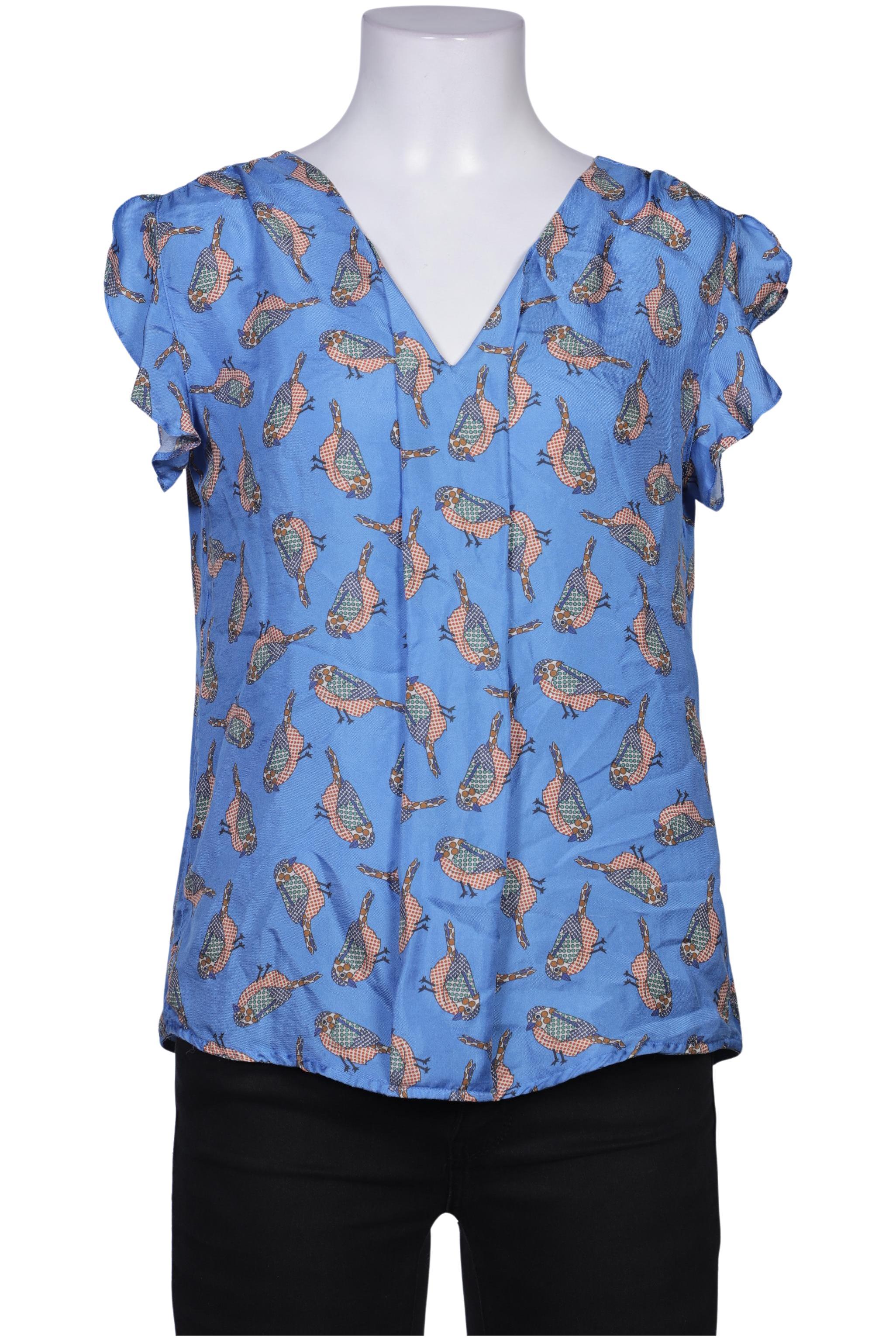 

0039 Italy Damen Bluse, blau, Gr. 34
