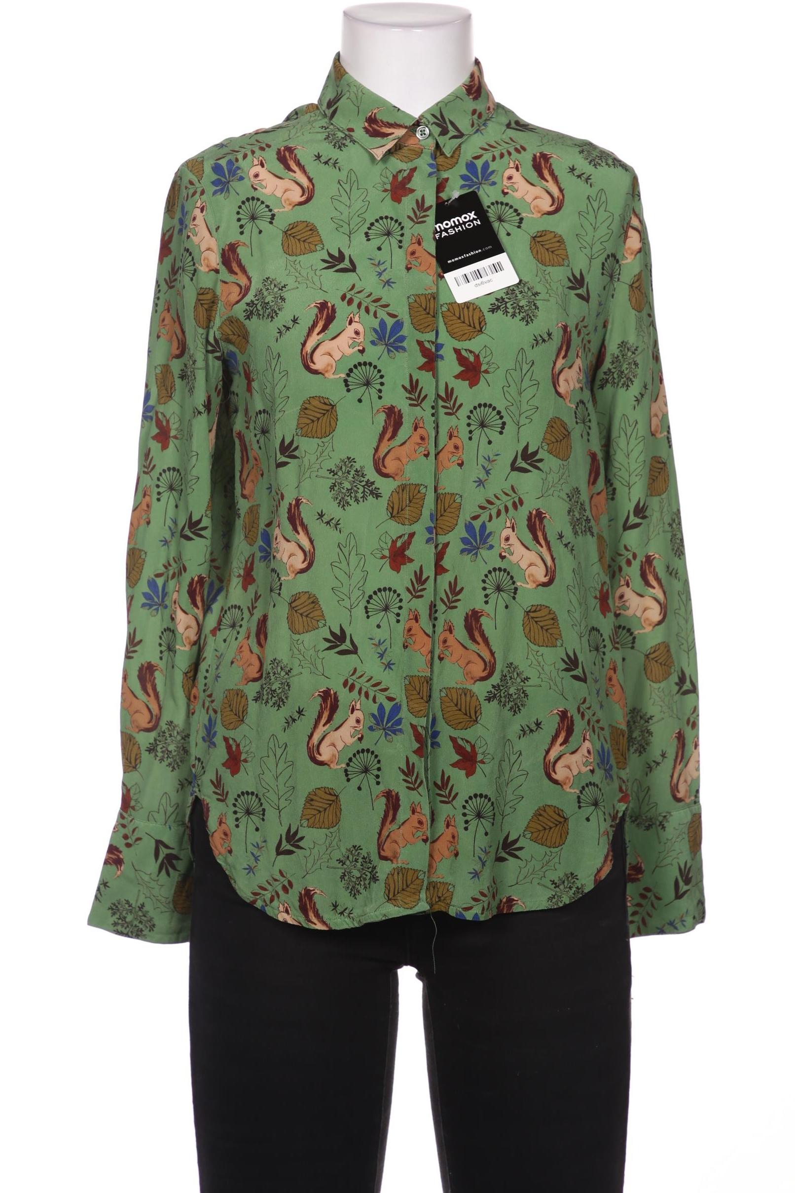 

0039 Italy Damen Bluse, grün, Gr. 36