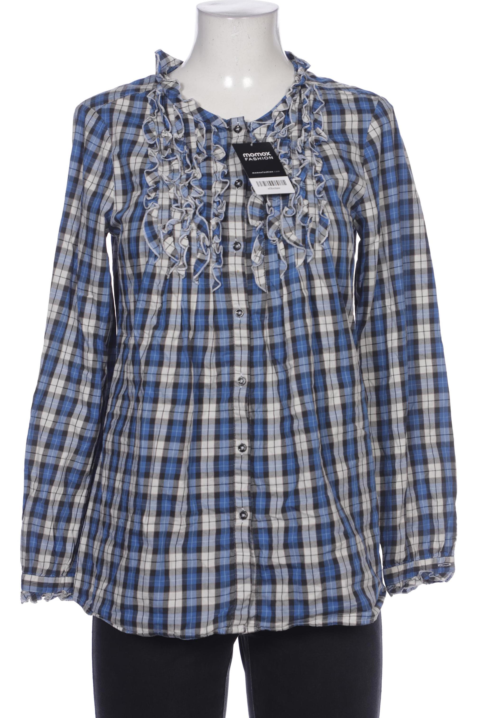 

0039 Italy Damen Bluse, blau, Gr. 38