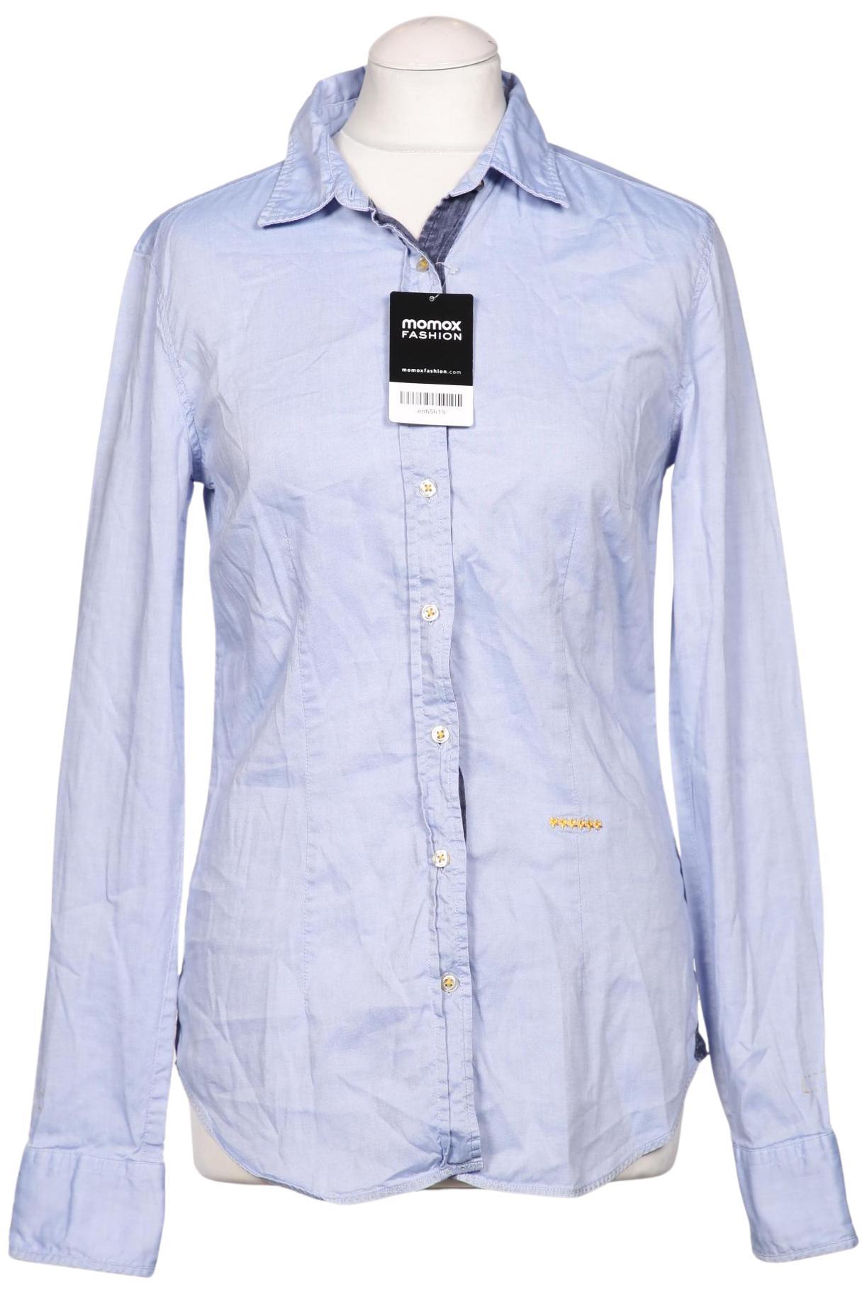 

0039 Italy Damen Bluse, hellblau, Gr. 36