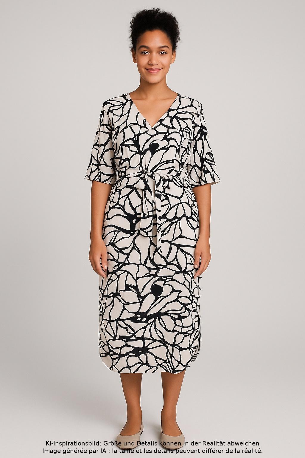 

0039 Italy Damen Kleid, mehrfarbig, Gr. 36