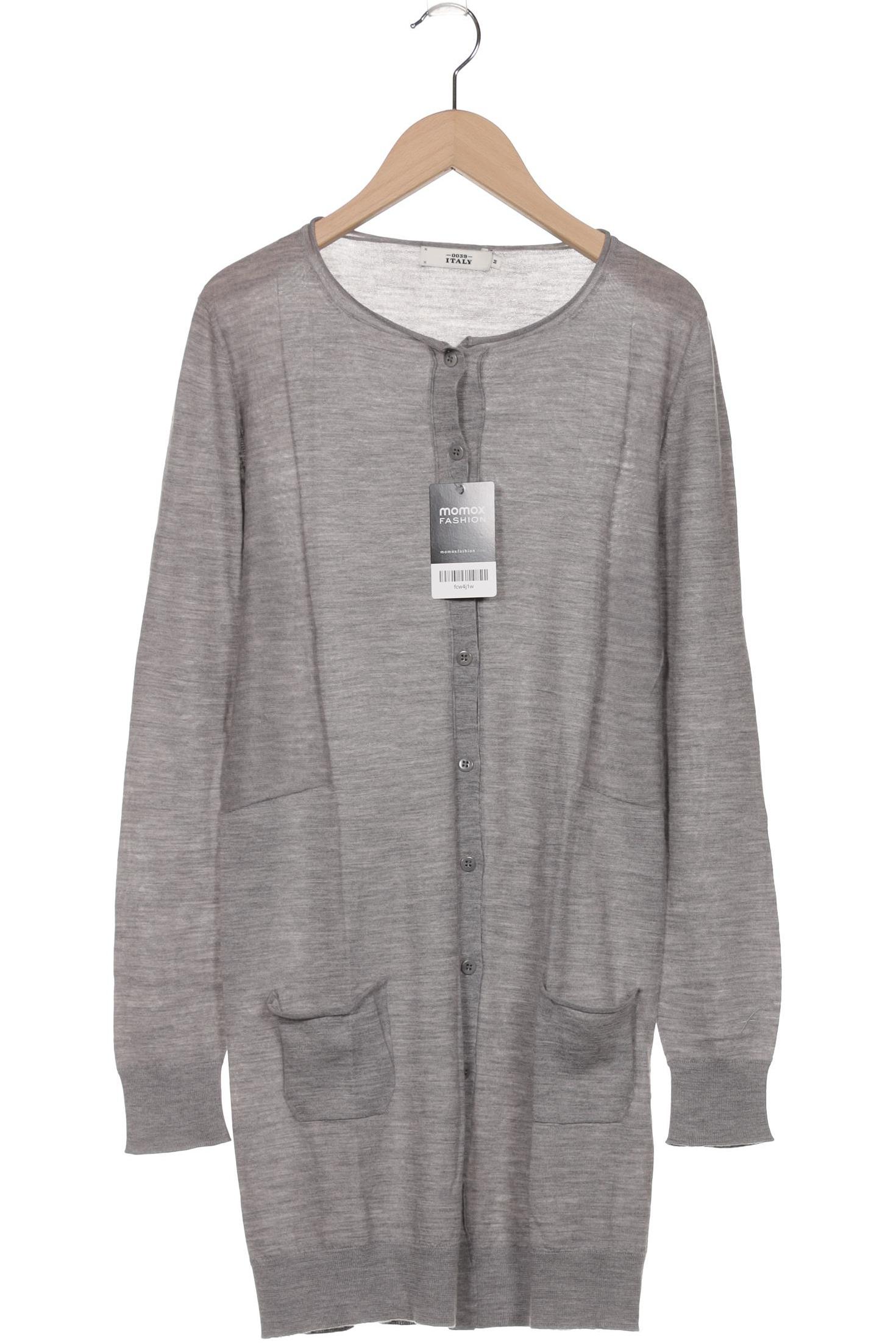 

0039 Italy Damen Strickjacke, grau, Gr. 38