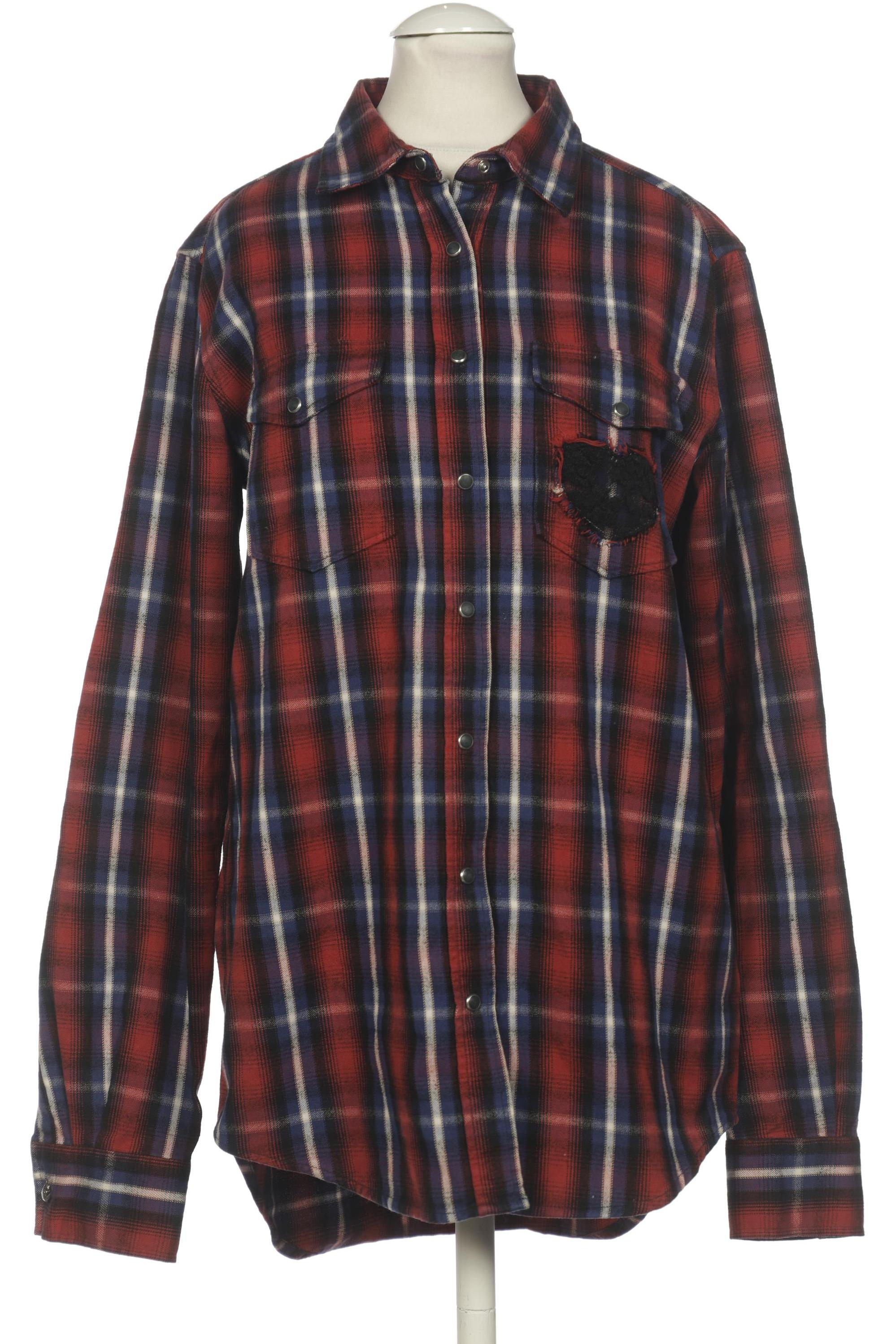 

0039 Italy Damen Bluse, bordeaux, Gr. 34