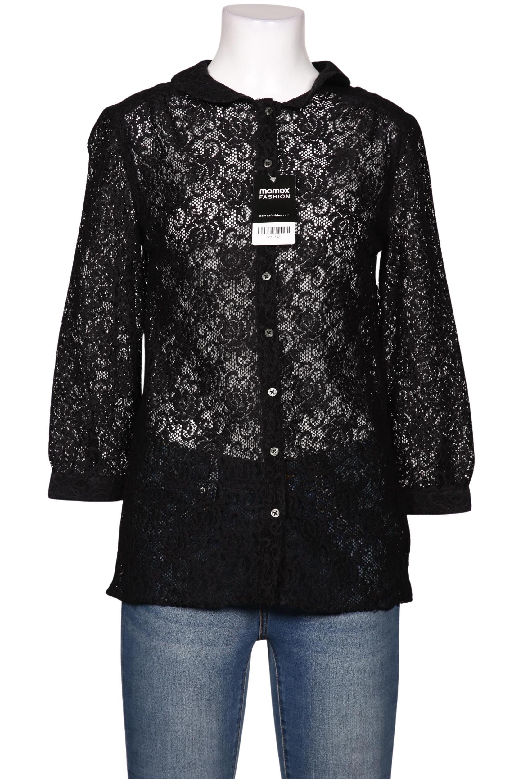 

0039 Italy Damen Bluse, schwarz, Gr. 38