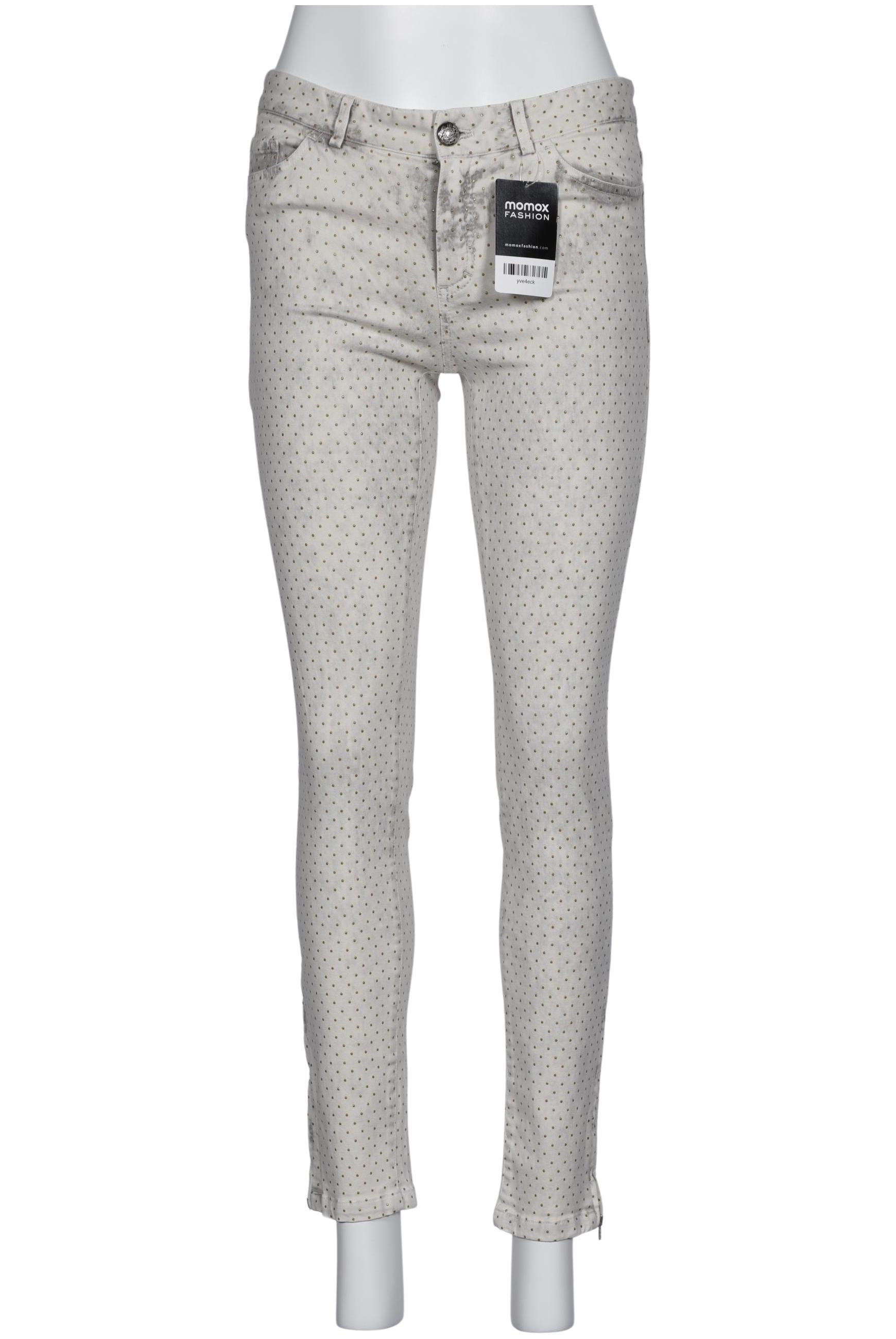 

0039 Italy Damen Jeans, cremeweiß, Gr. 0