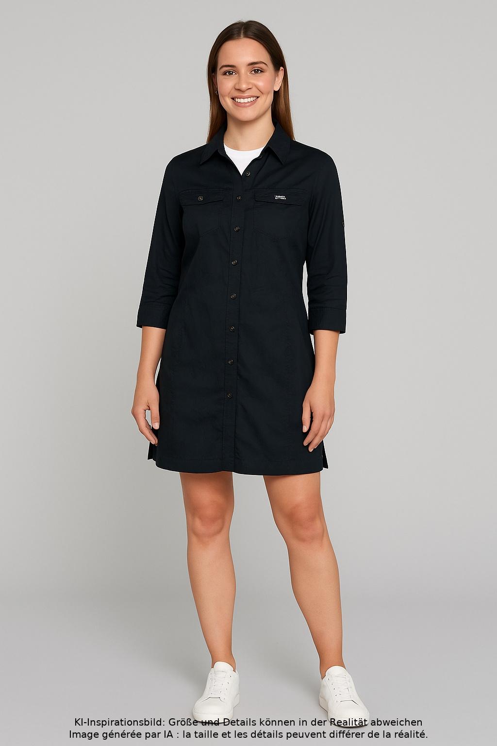 

0039 Italy Damen Kleid, marineblau, Gr. 42