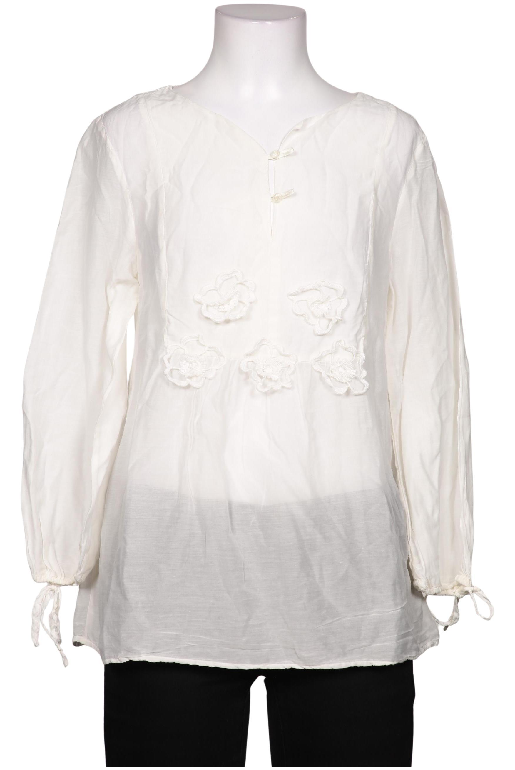 

0039 Italy Damen Bluse, weiß, Gr. 36
