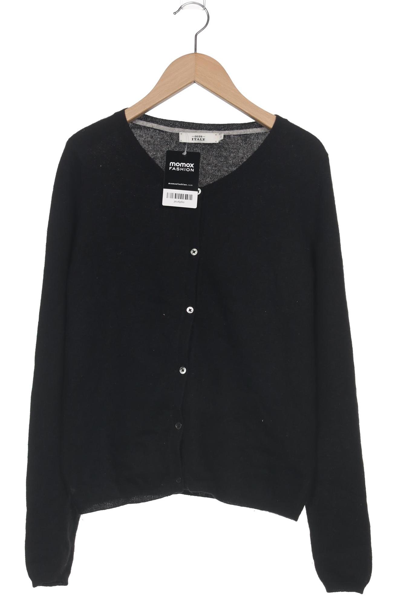 

0039 Italy Damen Strickjacke, schwarz, Gr. 36