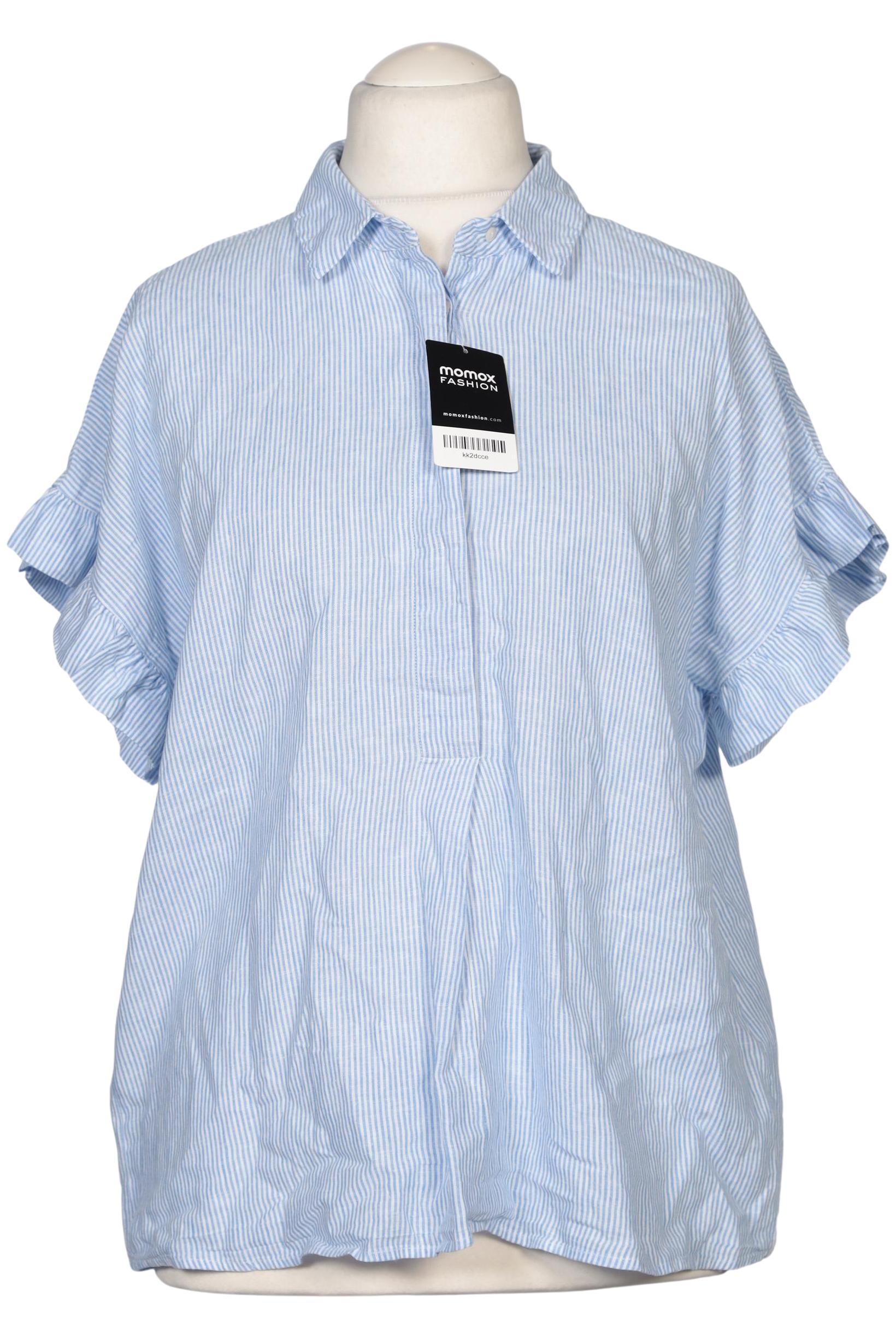 

0039 Italy Damen Bluse, hellblau, Gr. 42