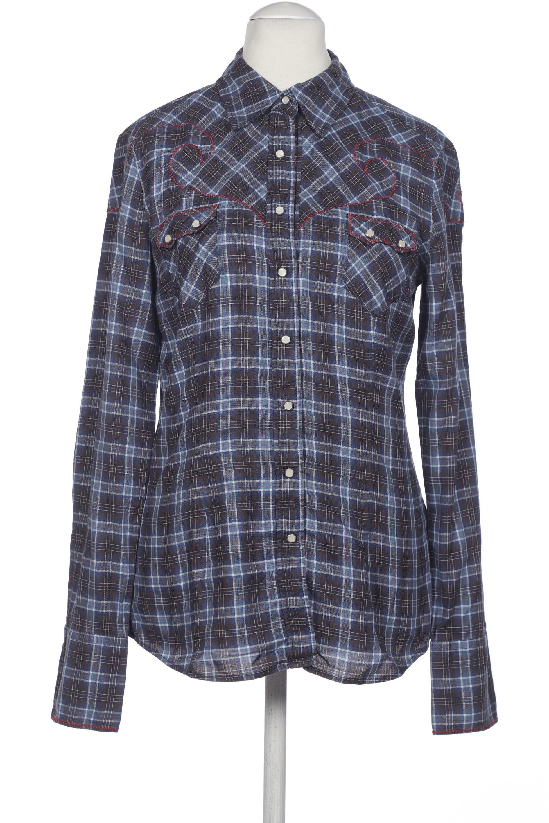 

0039 Italy Damen Bluse, marineblau, Gr. 36