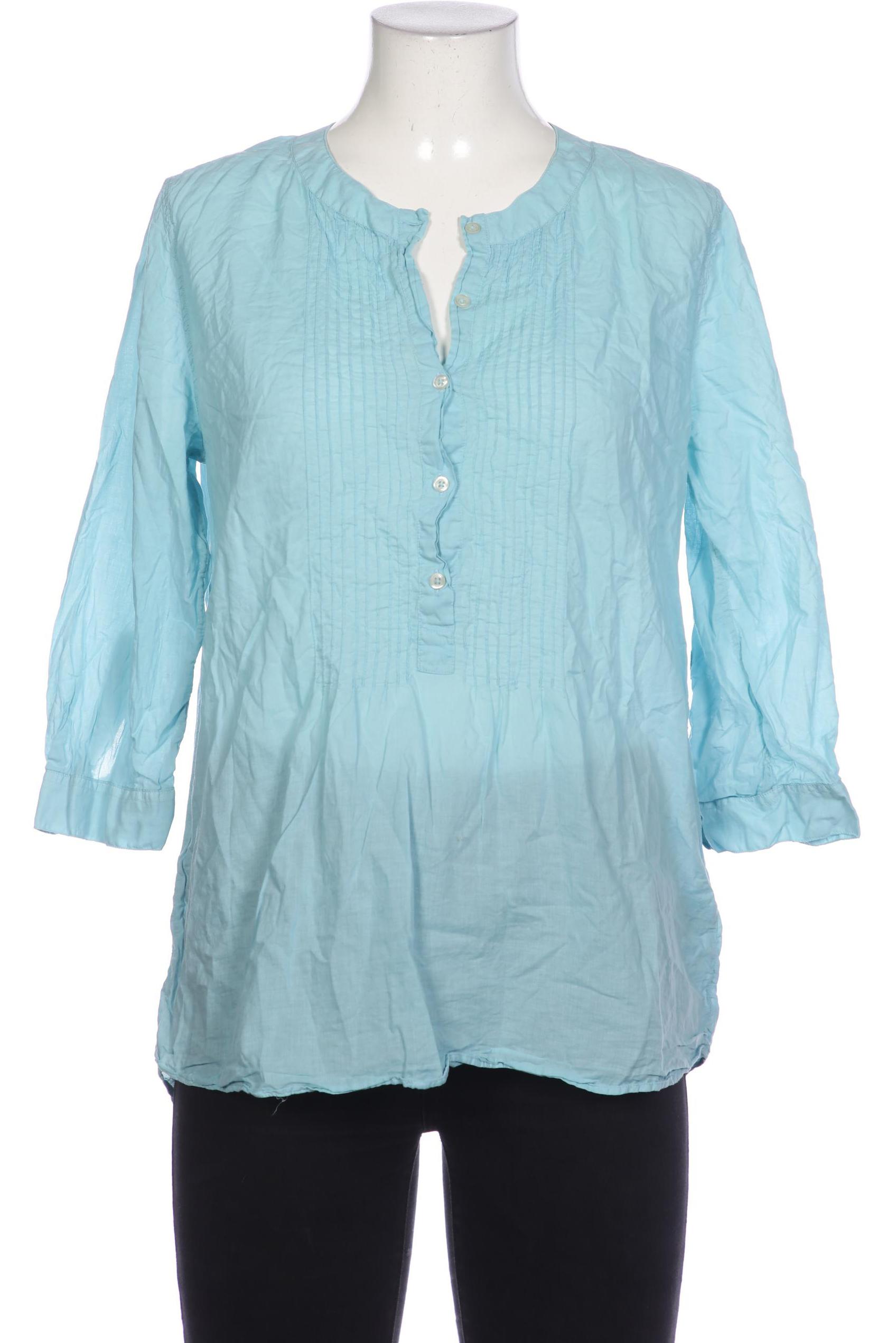 

0039 Italy Damen Bluse, hellblau, Gr. 42