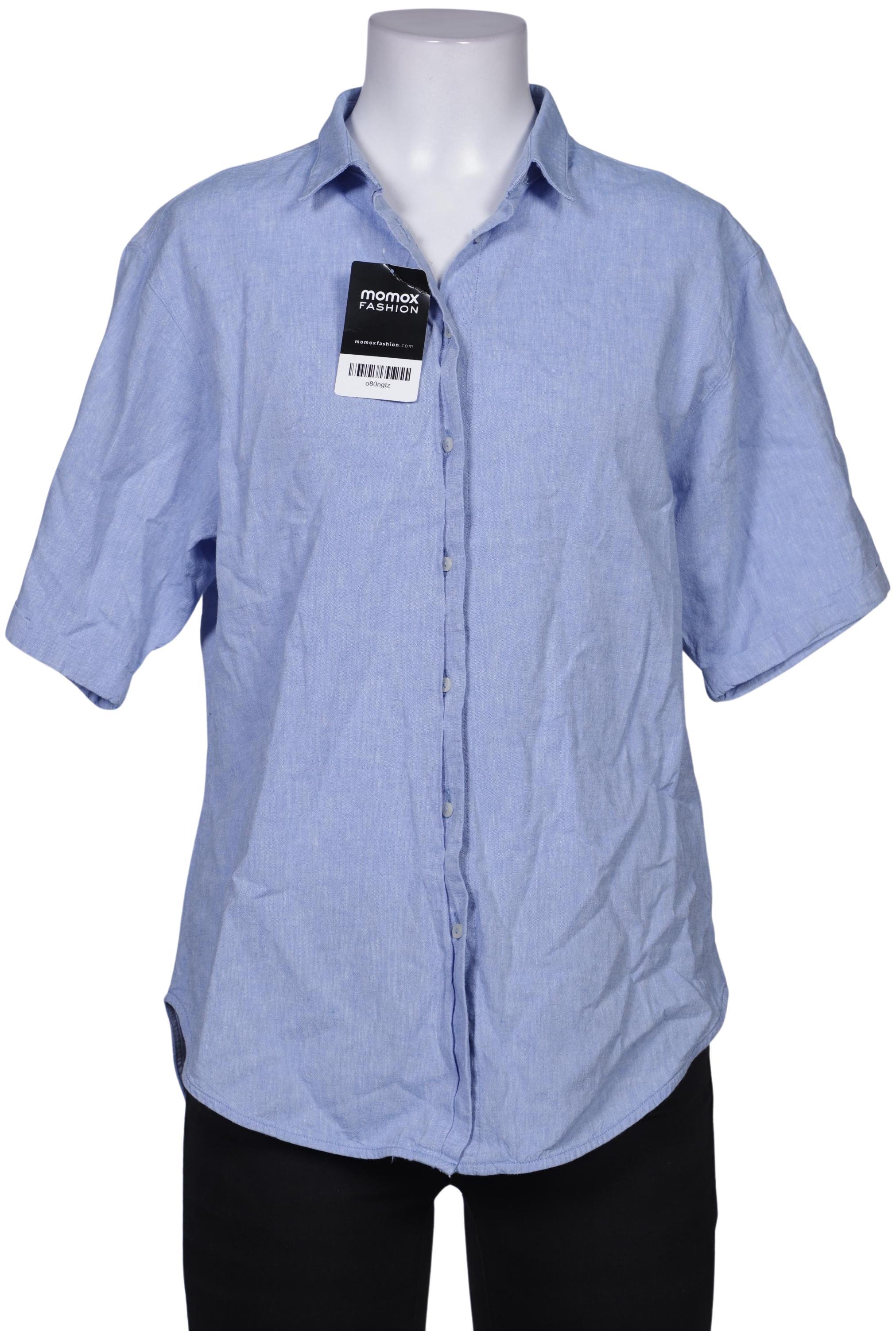 

0039 Italy Damen Bluse, hellblau, Gr. 34