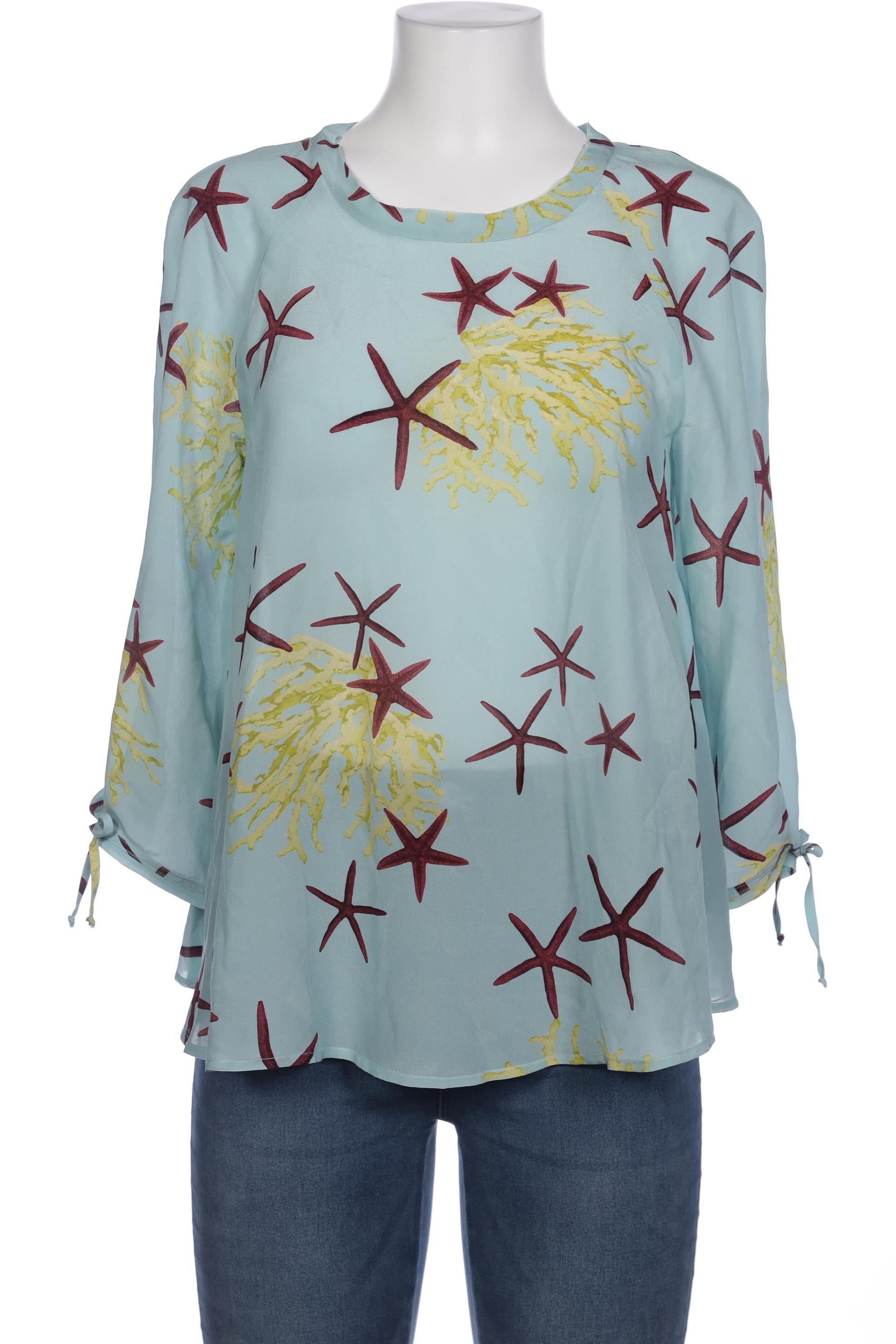 

0039 Italy Damen Bluse, hellblau, Gr. 38