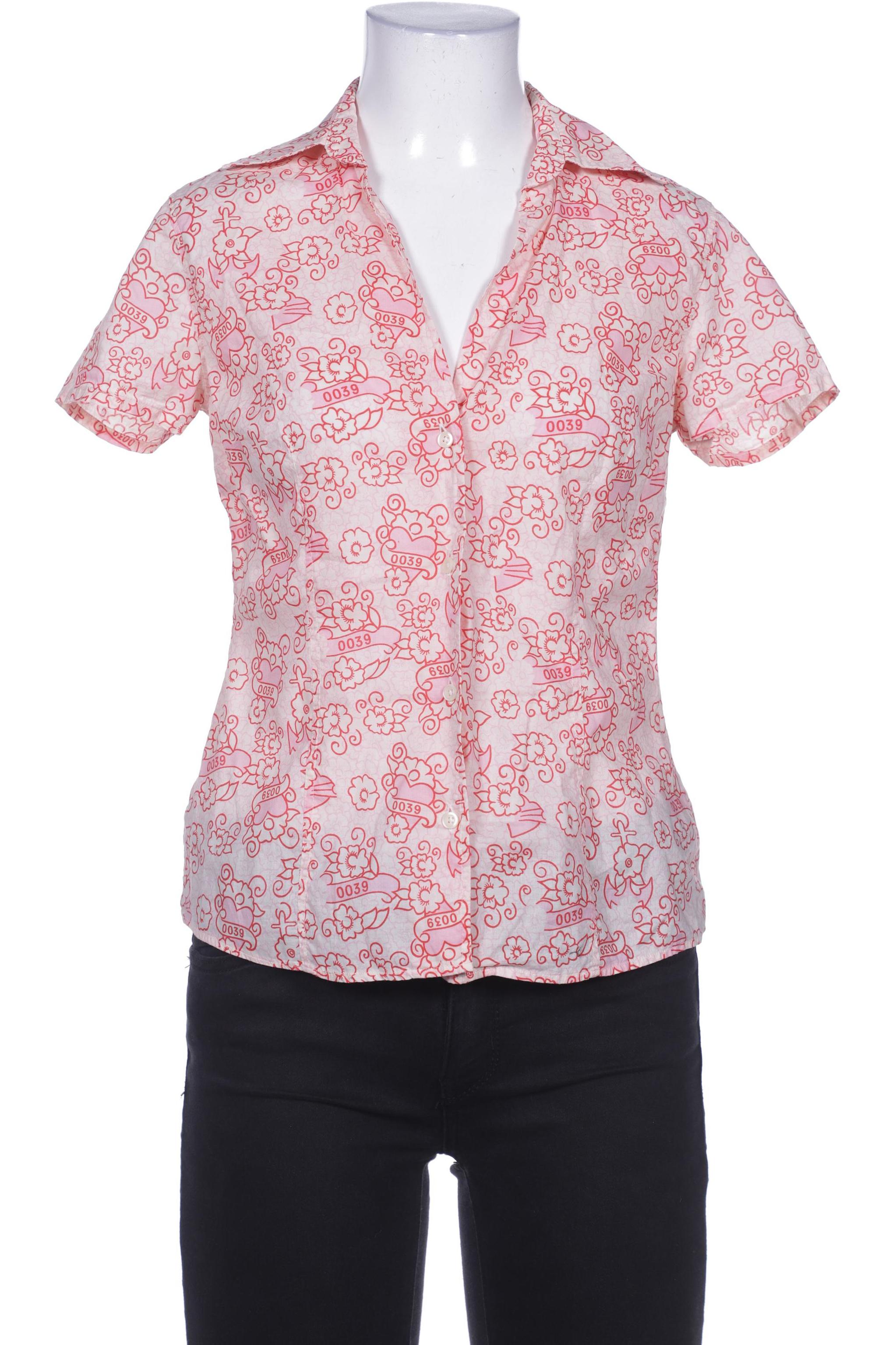 

0039 Italy Damen Bluse, rot, Gr. 34