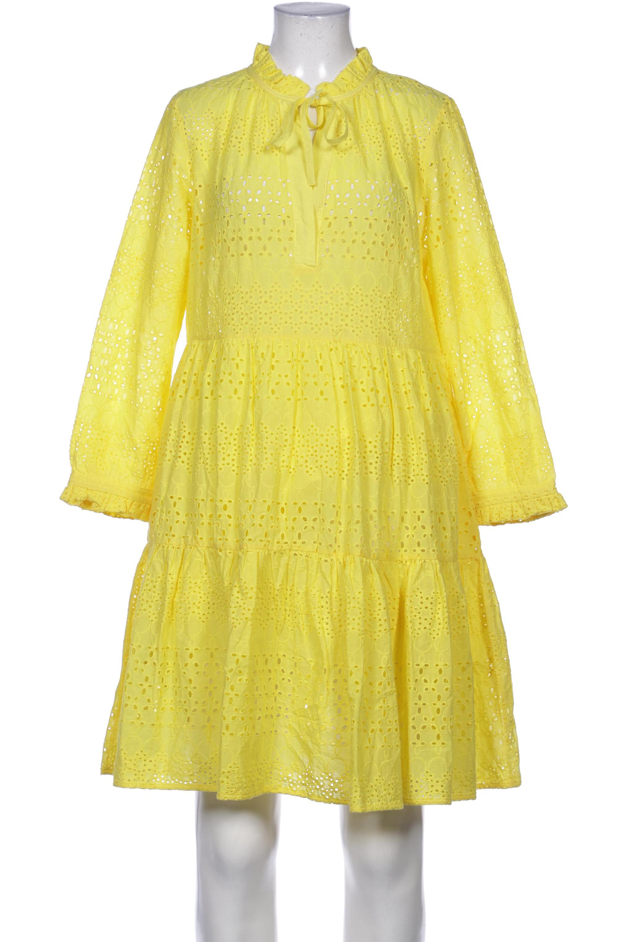 

0039 Italy Damen Kleid, gelb, Gr. 36