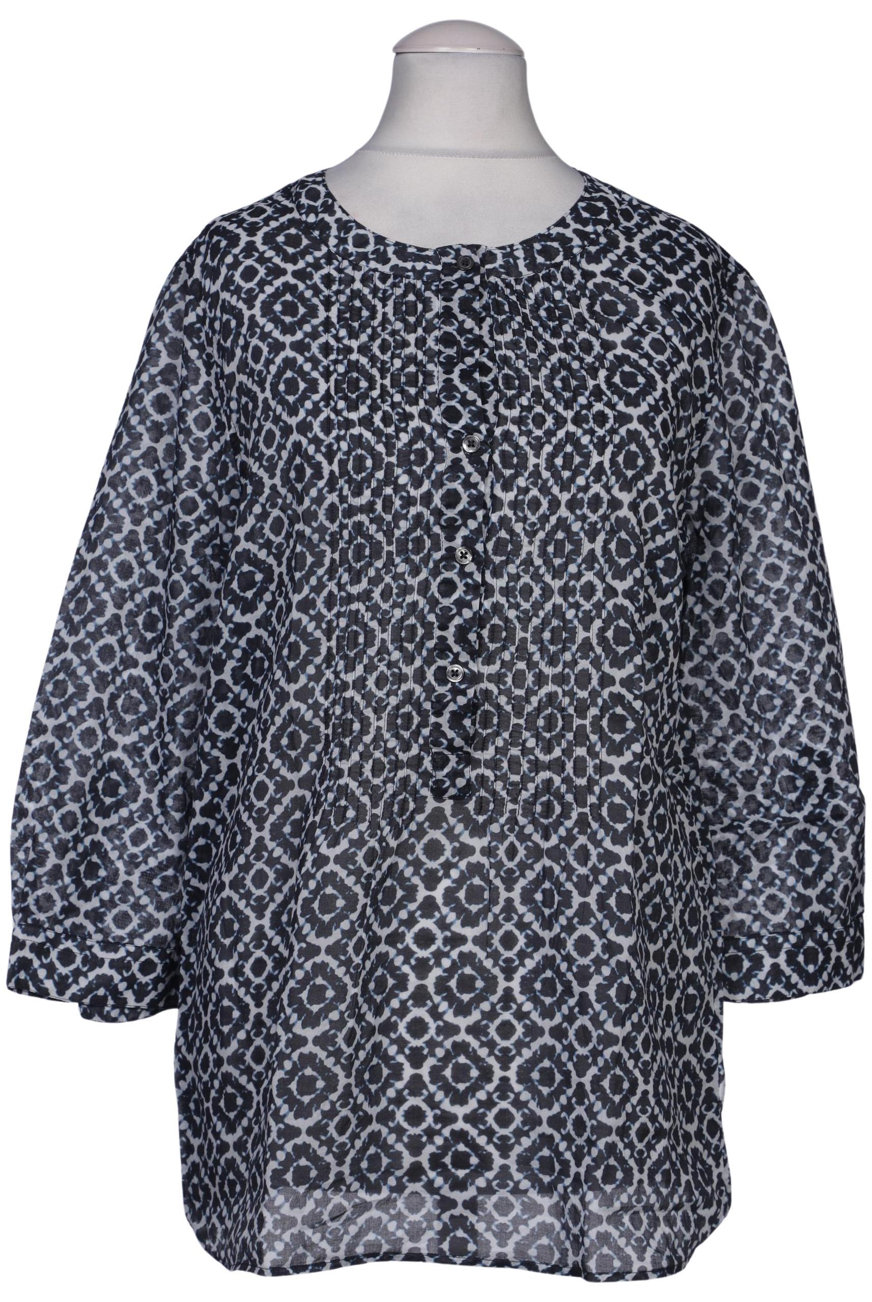 

0039 Italy Damen Bluse, marineblau, Gr. 34