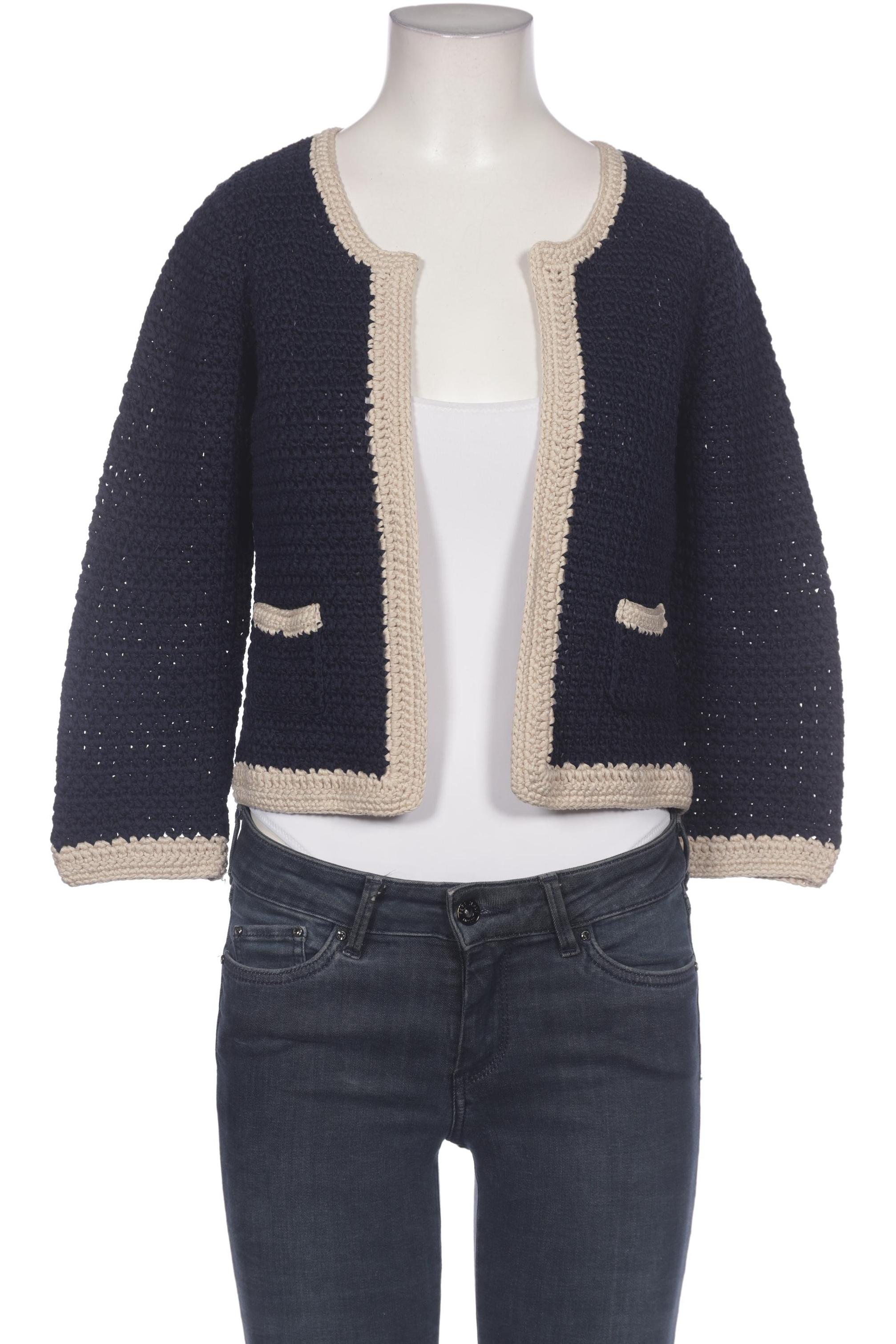 

0039 Italy Damen Strickjacke, marineblau, Gr. 36