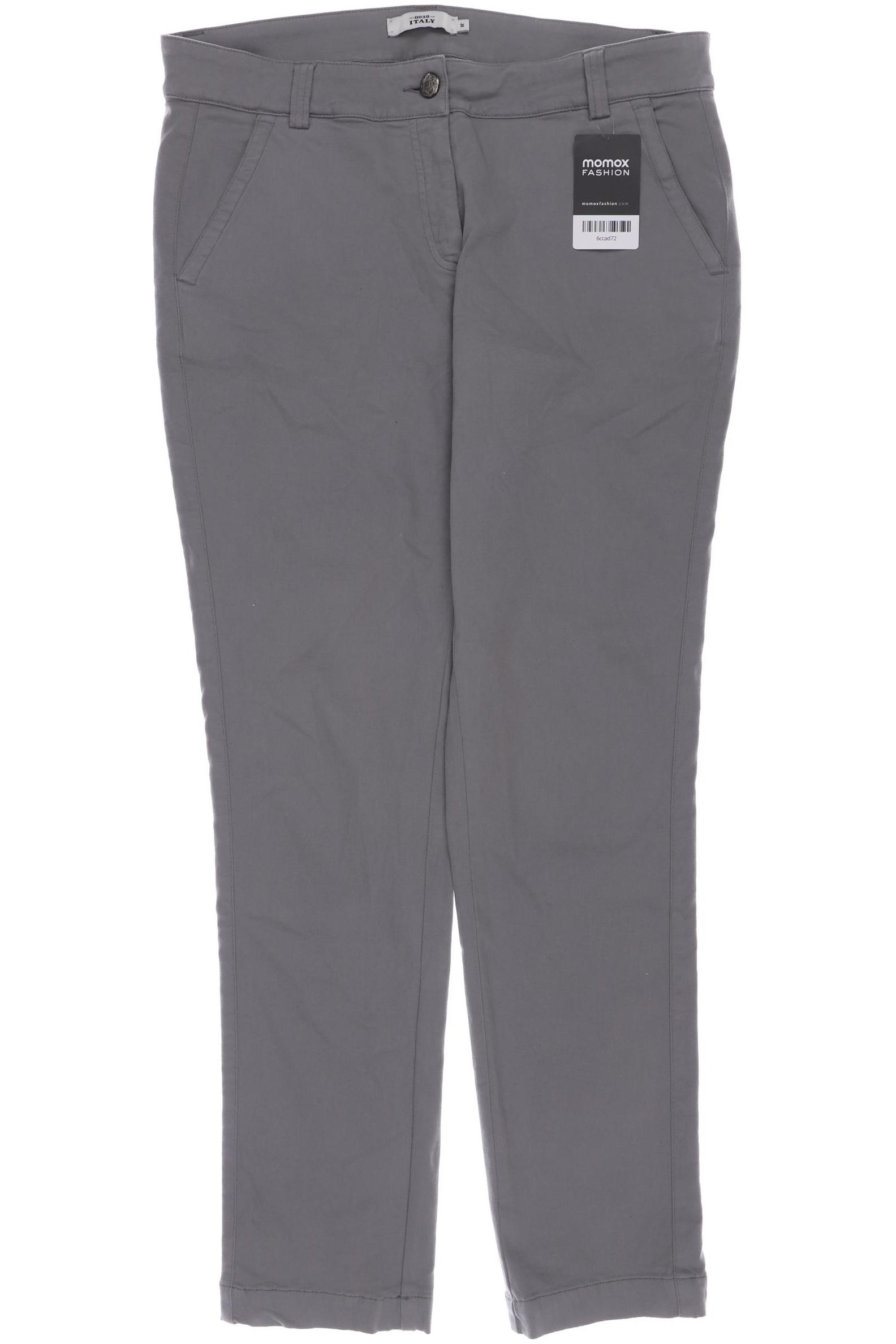 

0039 Italy Damen Stoffhose, grau