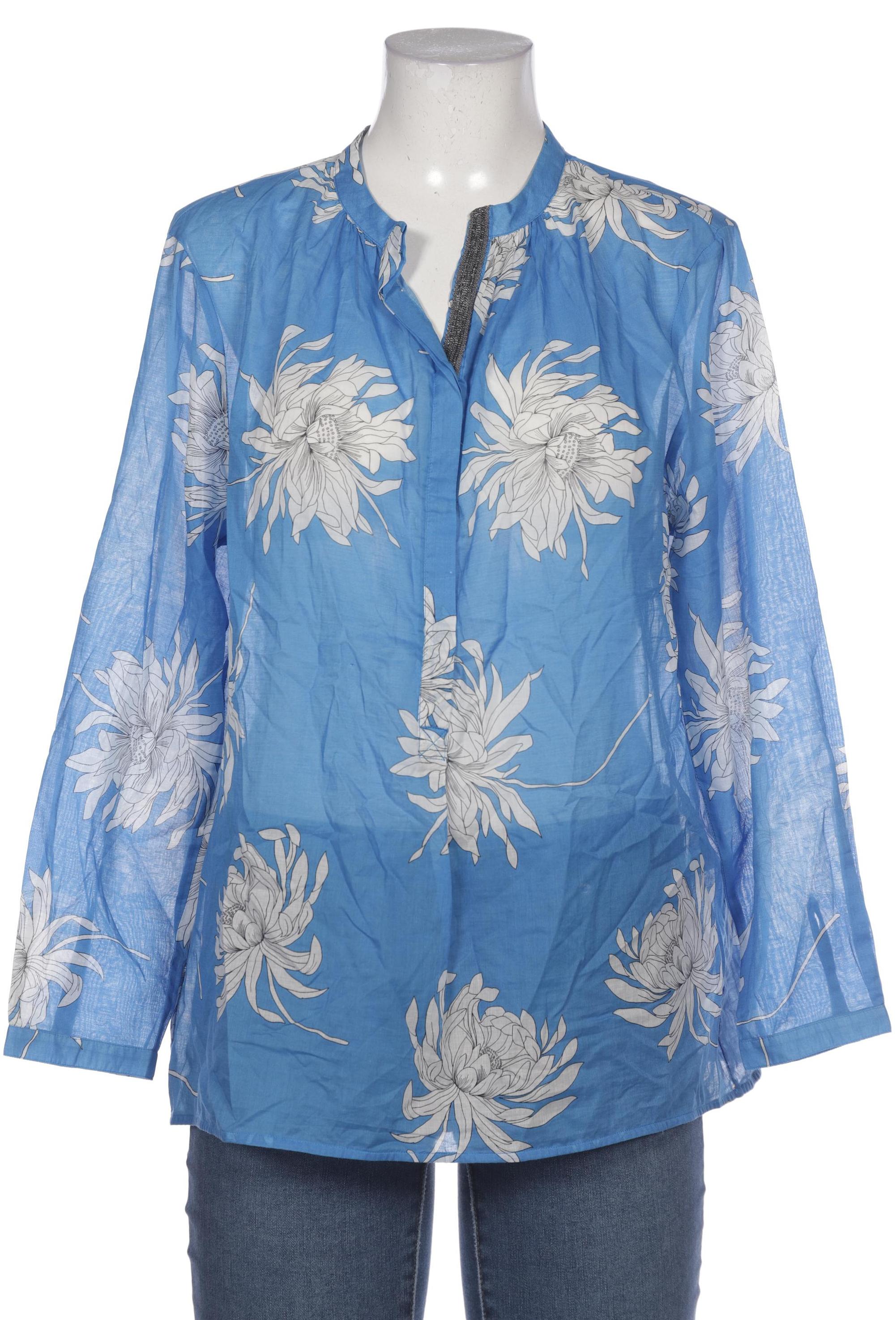 

0039 Italy Damen Bluse, blau, Gr. 46