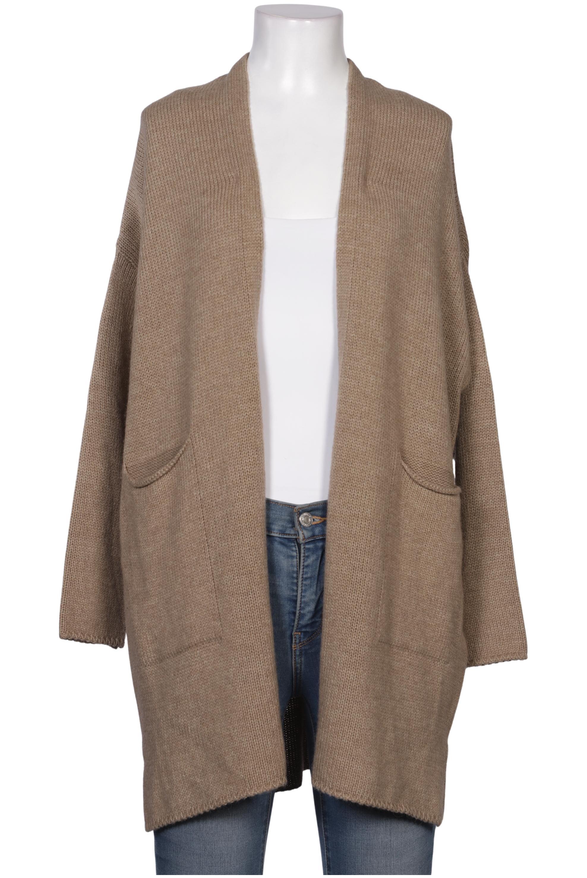 

0039 Italy Damen Strickjacke, beige, Gr. 36