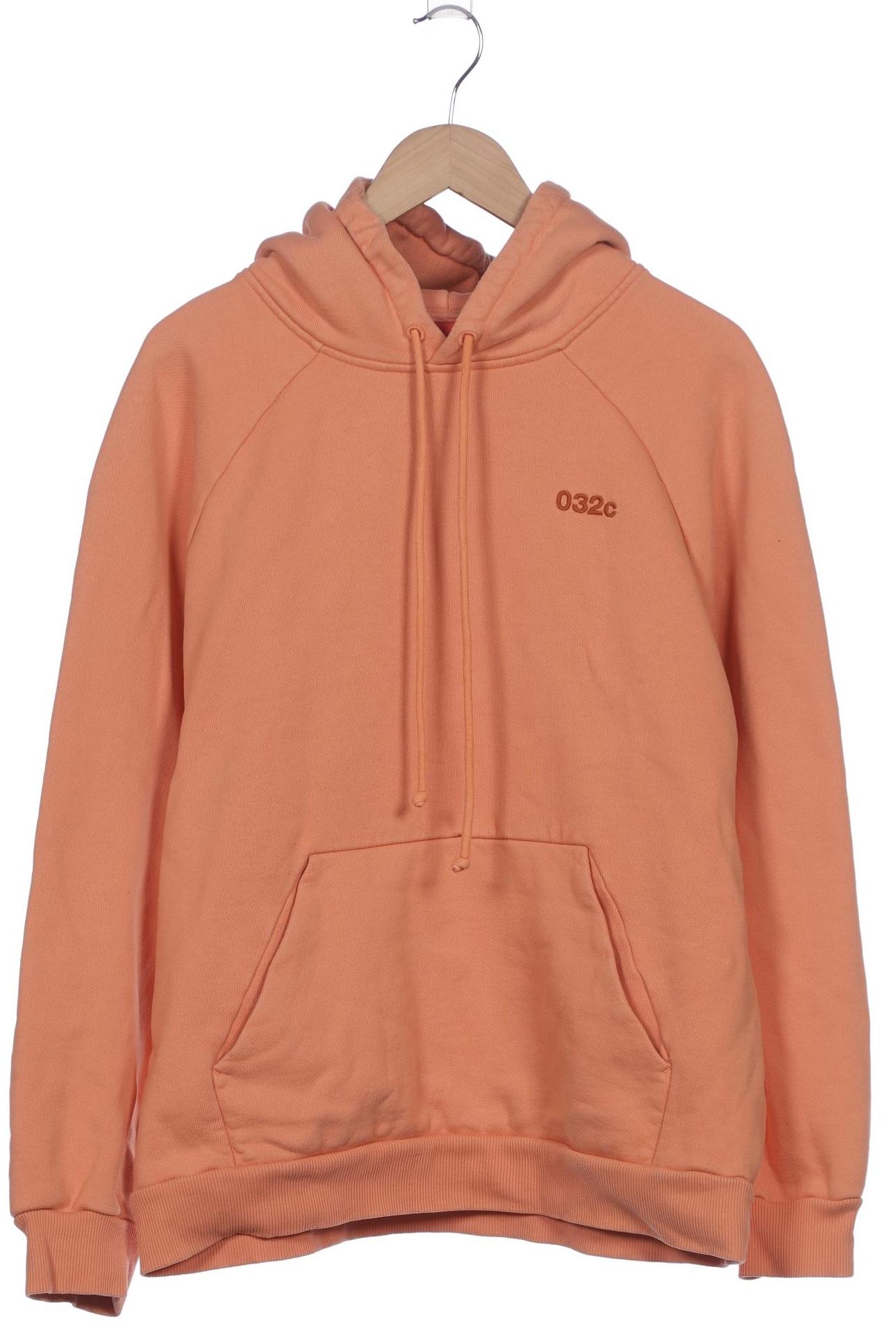 

032c Herren Kapuzenpullover, orange, Gr. 54