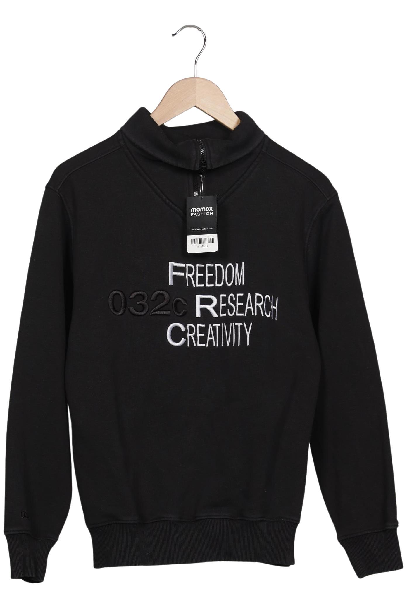 

032c Herren Sweatshirt, schwarz, Gr. 46