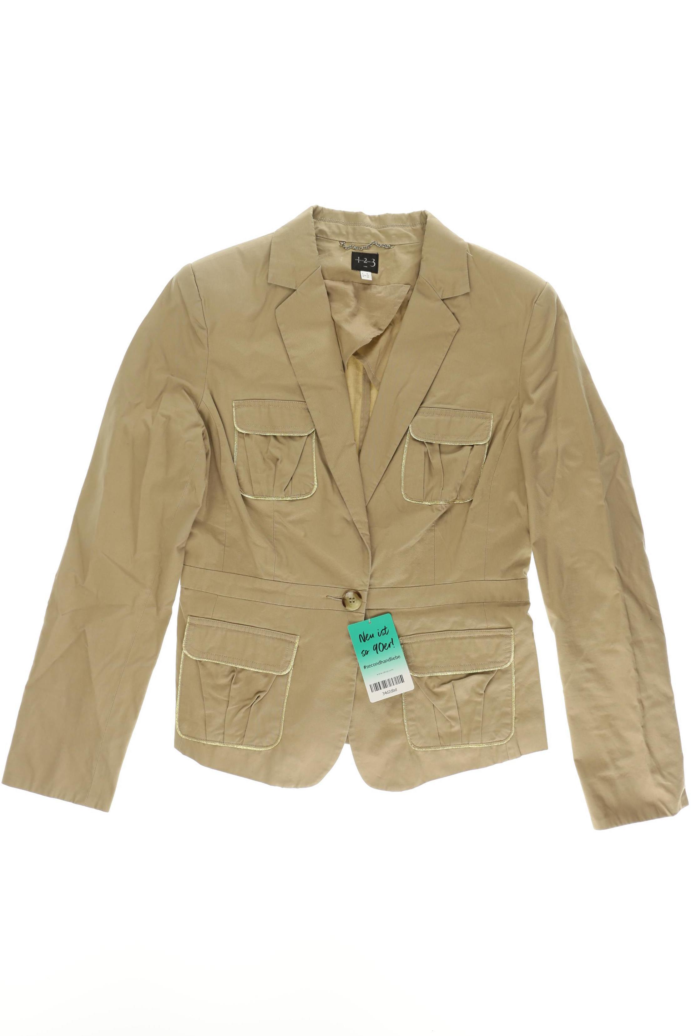 

1 2 3 Paris Damen Blazer, beige, Gr. 34