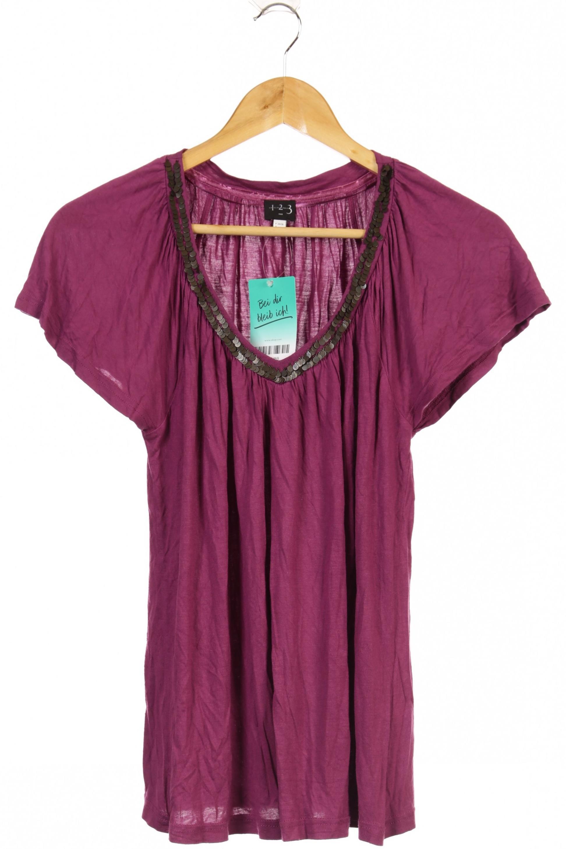 

1 2 3 Paris Damen Bluse, lila, Gr. 32