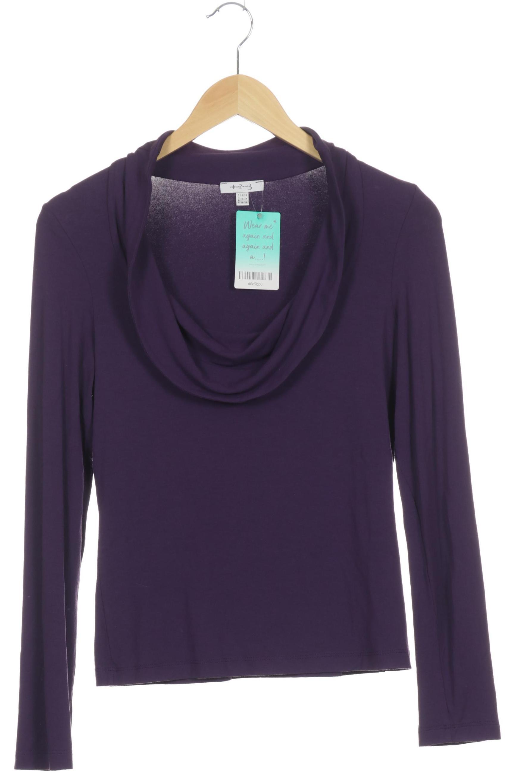 

1 2 3 Paris Damen Langarmshirt, lila, Gr. 32