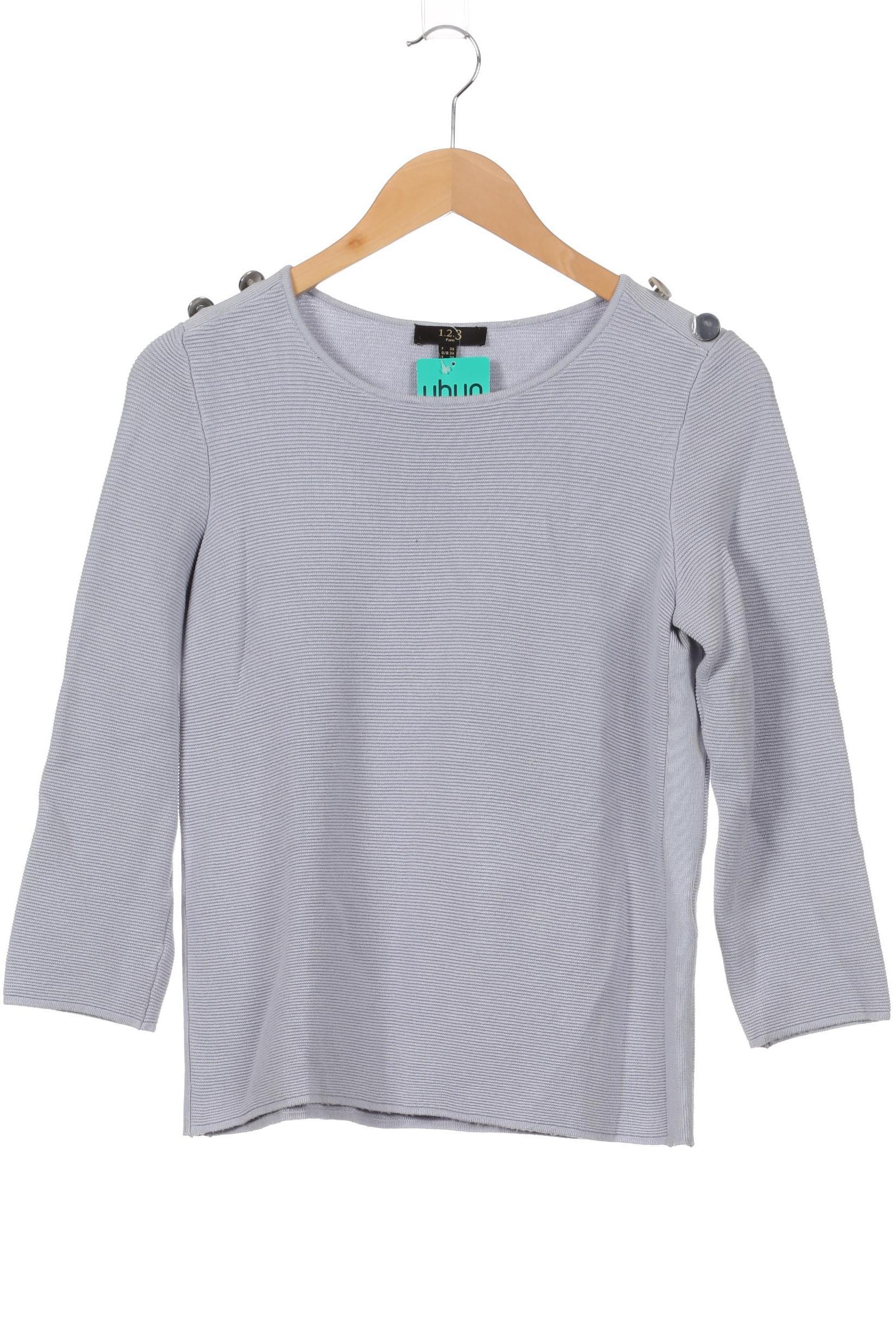 

1 2 3 Paris Damen Pullover, blau, Gr. 34