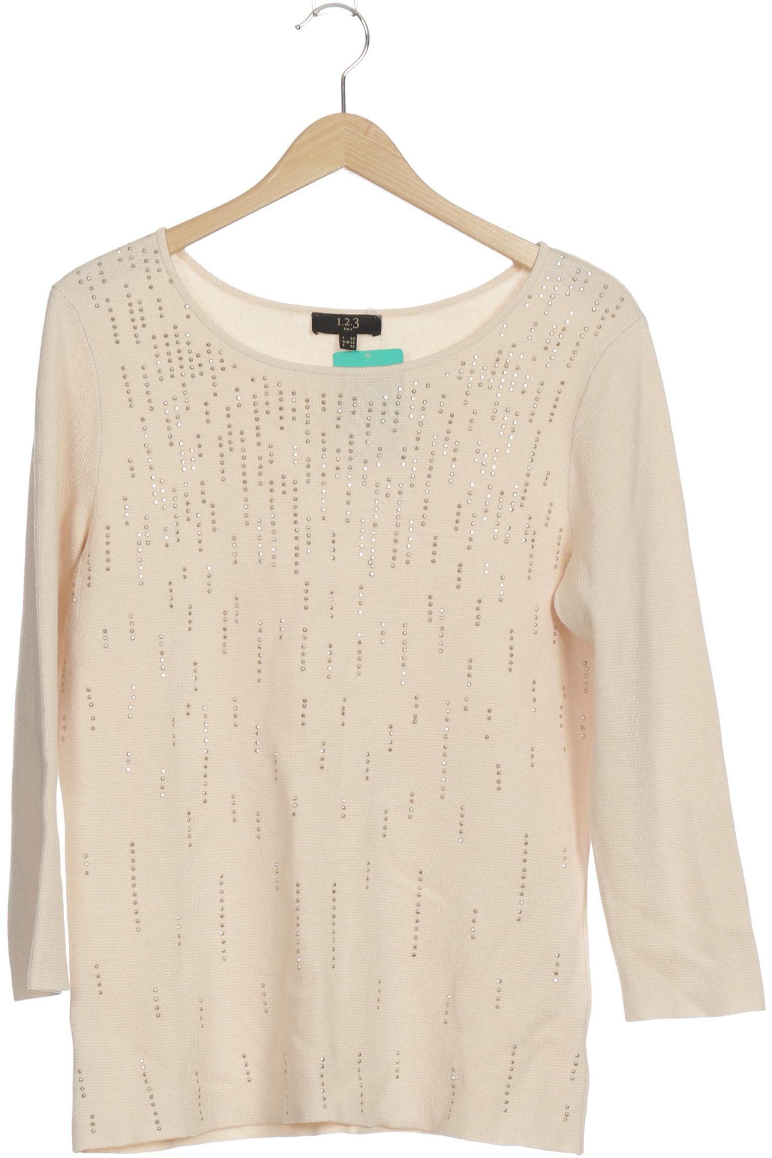 

1 2 3 Paris Damen Pullover, beige, Gr. 38