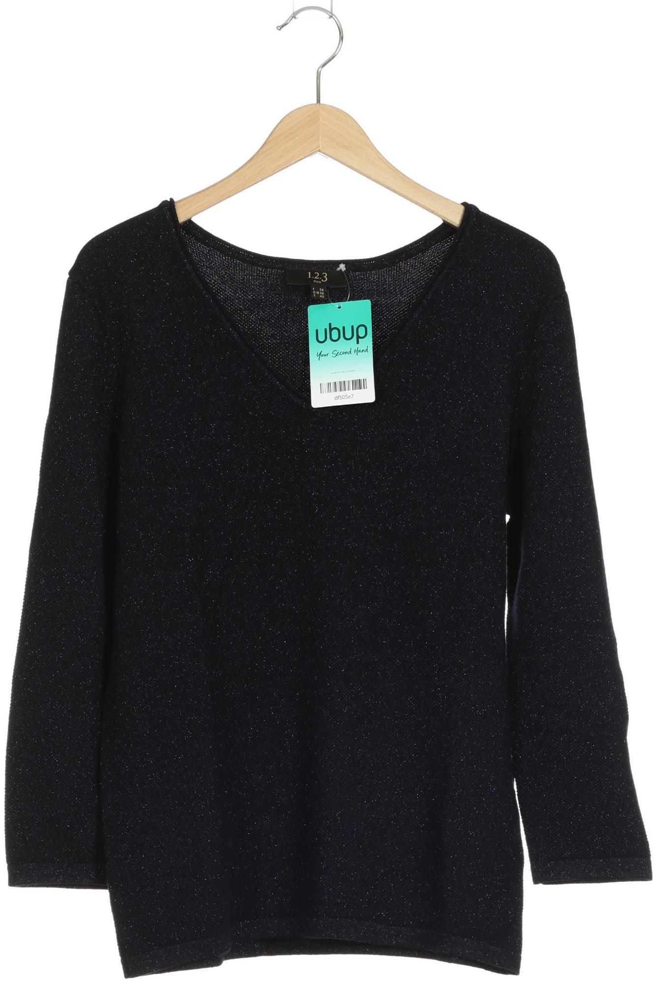 

1 2 3 Paris Damen Pullover, blau, Gr. 36