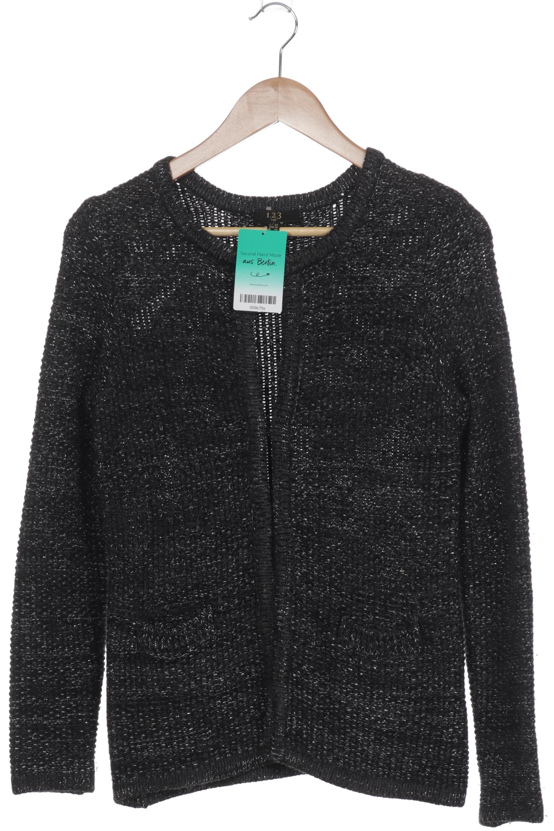 

1 2 3 Paris Damen Strickjacke, schwarz, Gr. 36