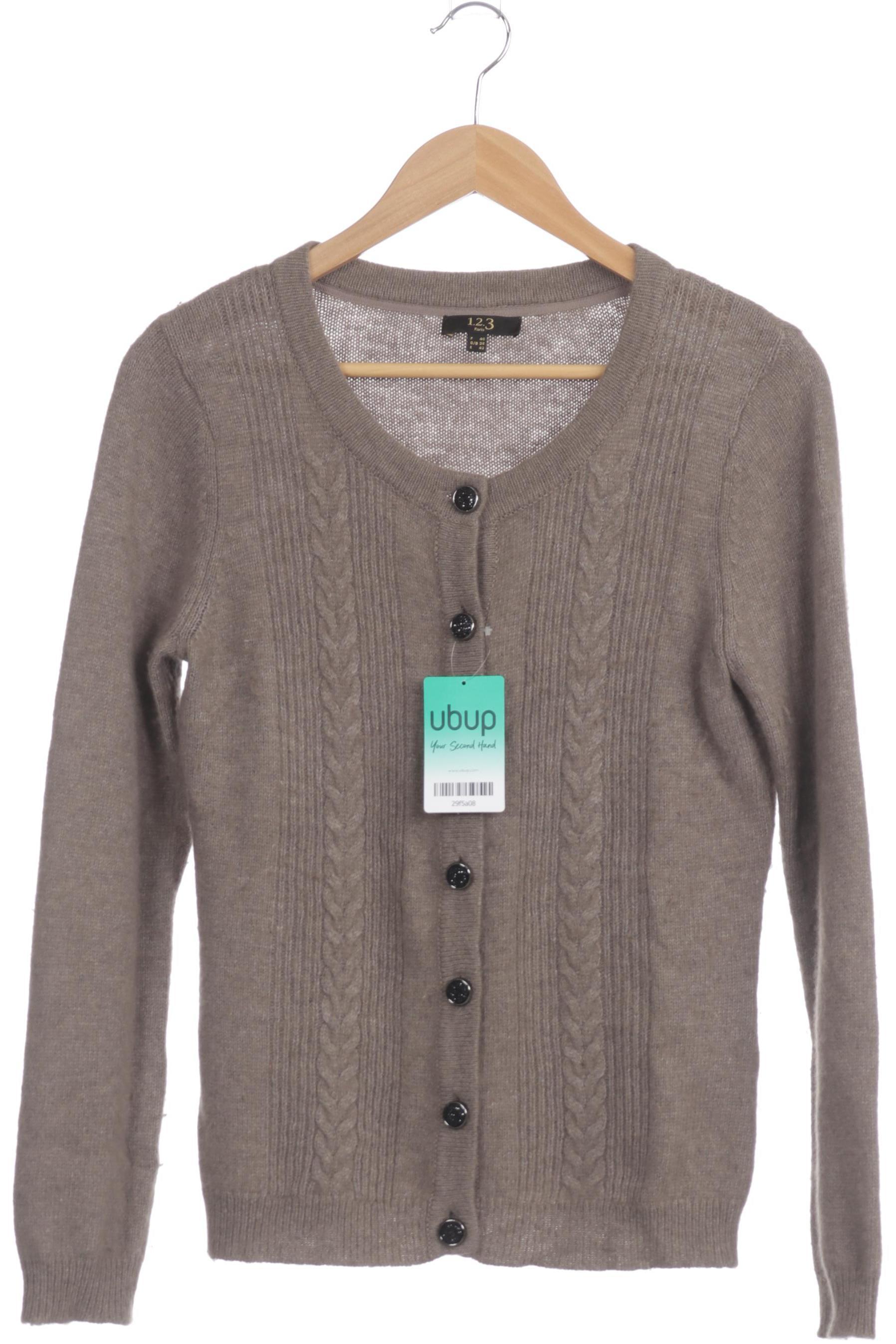 

1 2 3 Paris Damen Strickjacke, beige, Gr. 38