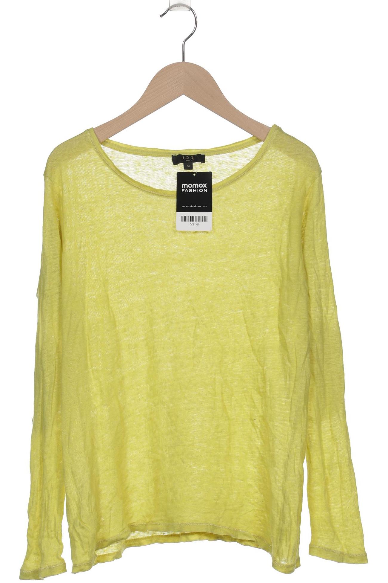 

1 2 3 Paris Damen Langarmshirt, gelb, Gr. 38