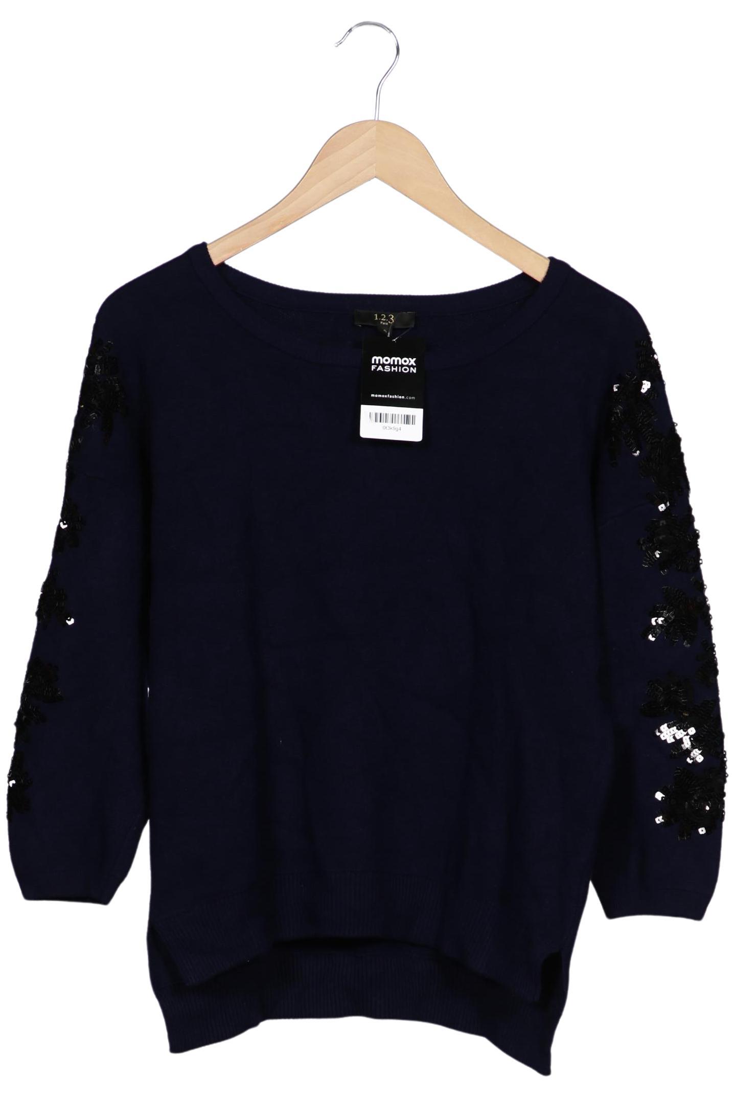 

1 2 3 Paris Damen Pullover, marineblau, Gr. 36