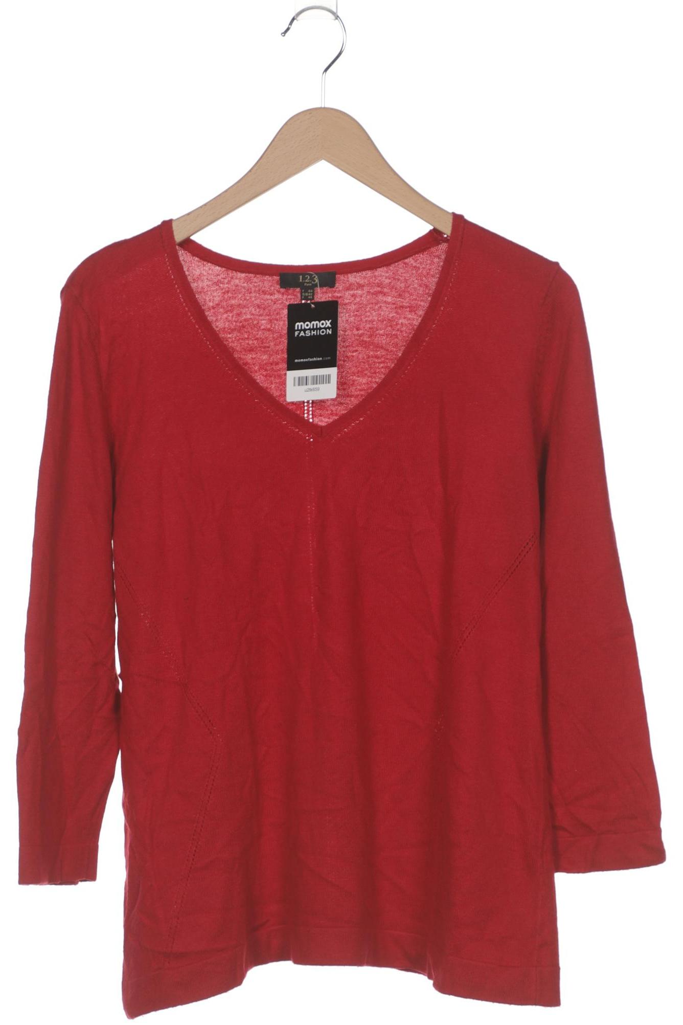 

1 2 3 Paris Damen Pullover, rot, Gr. 42